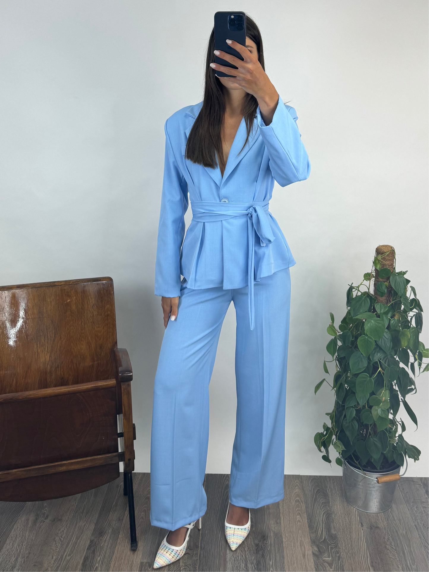 Tailleur Ilaria Azzurro