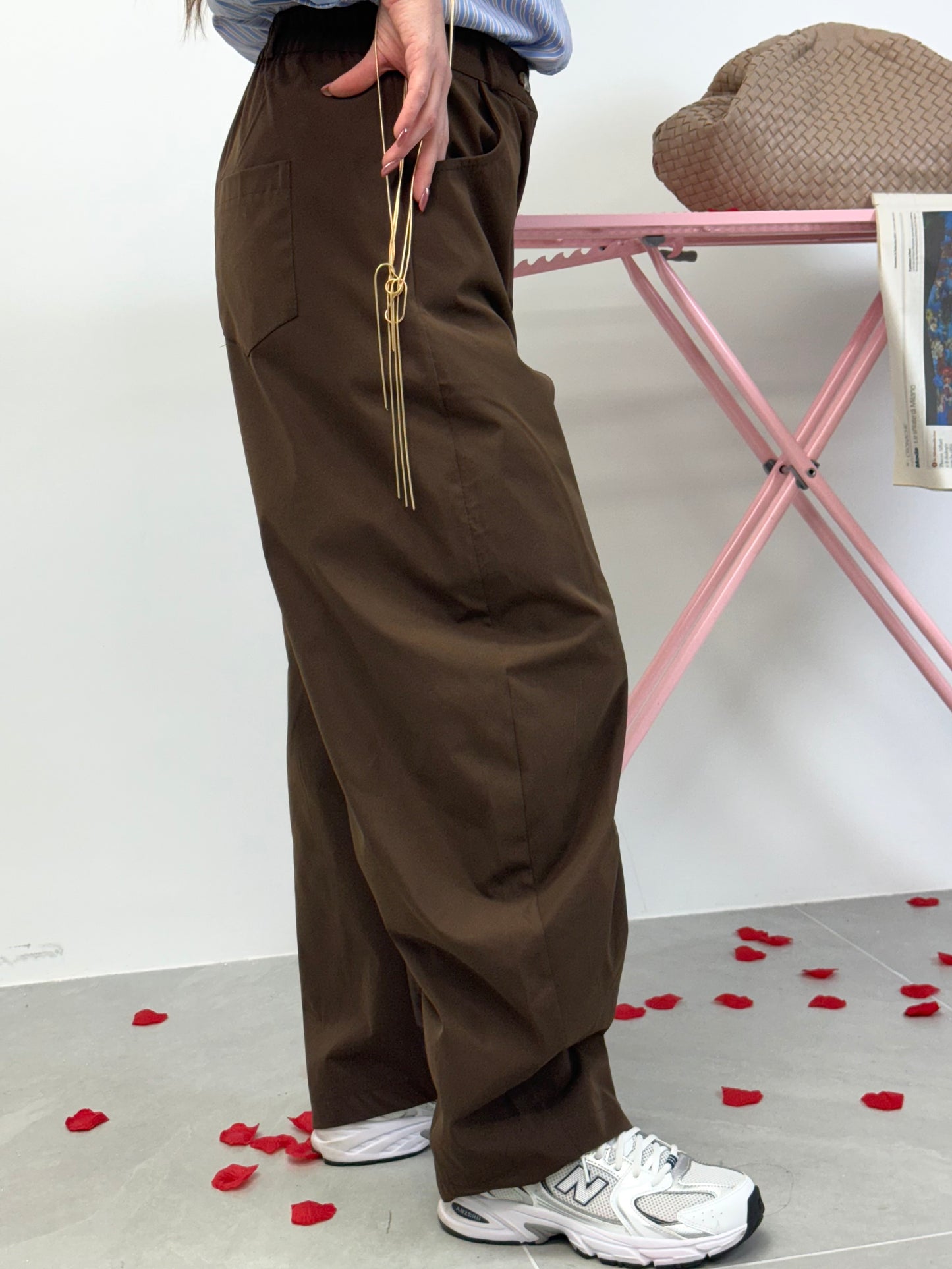 PANTALONE BALLOON CHOCO