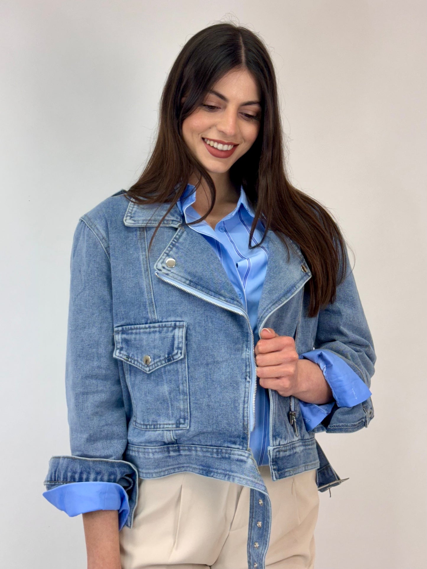 Denim Jacket chiodo