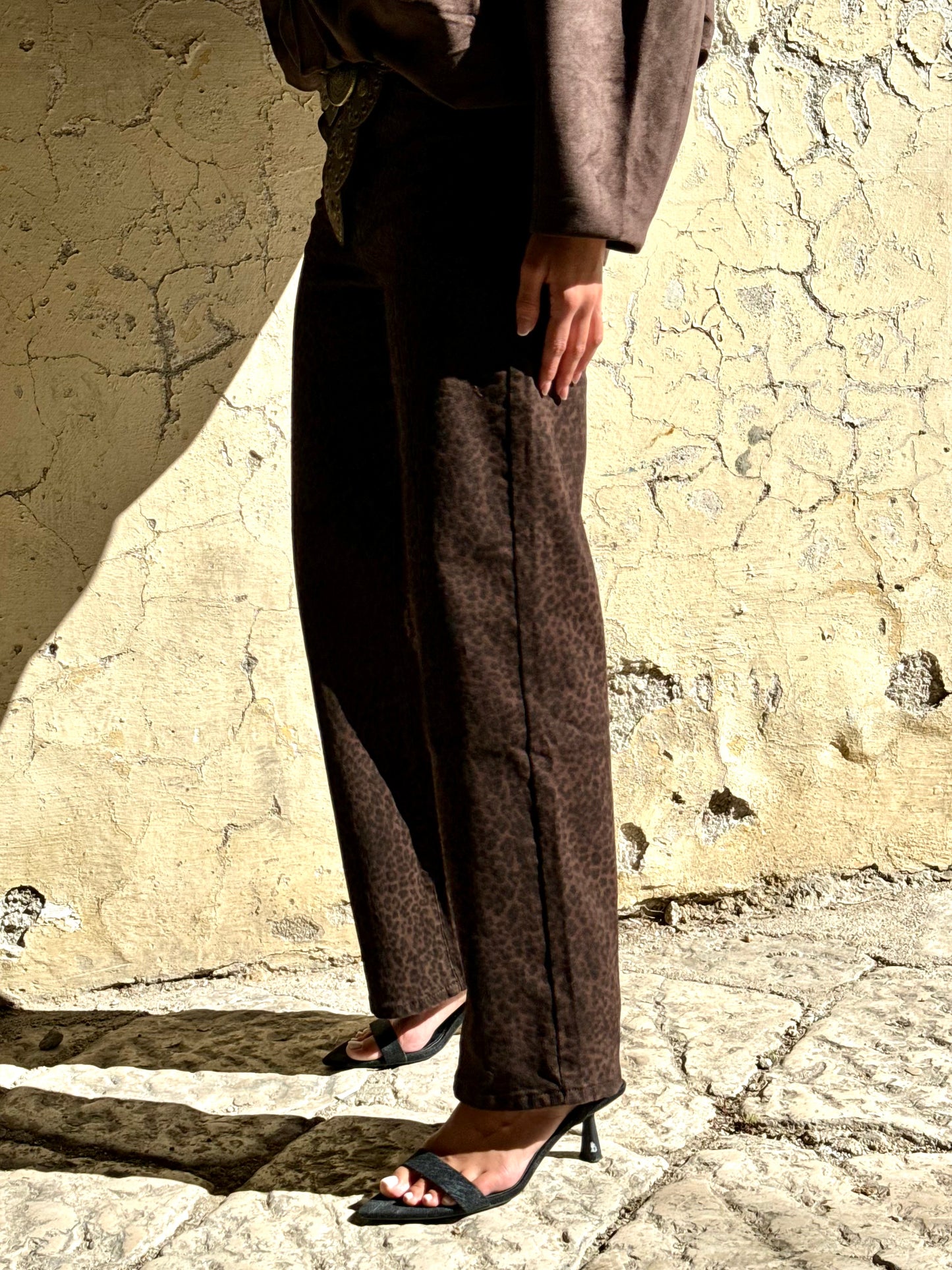 DENIM ANIMALIER CHOCO
