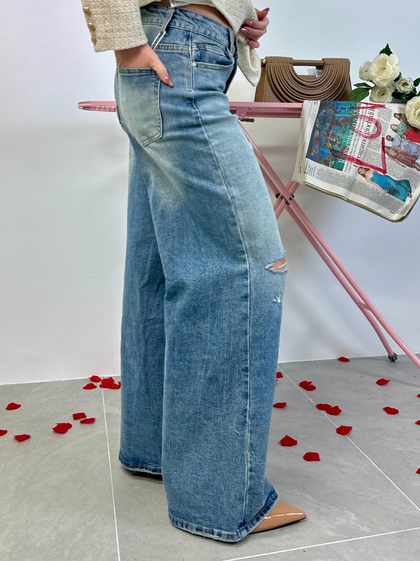 WIDE LEG STRAPPO