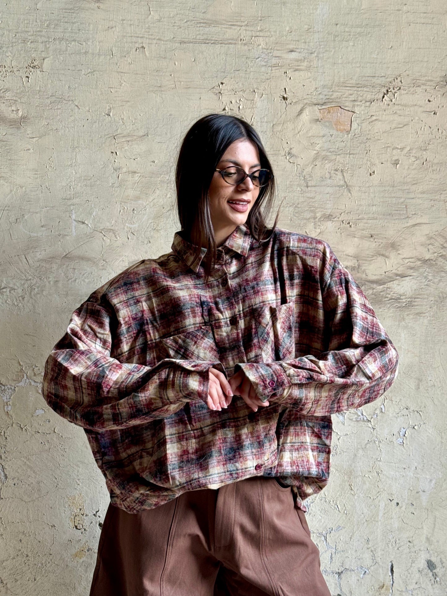 Camicia tartan wash