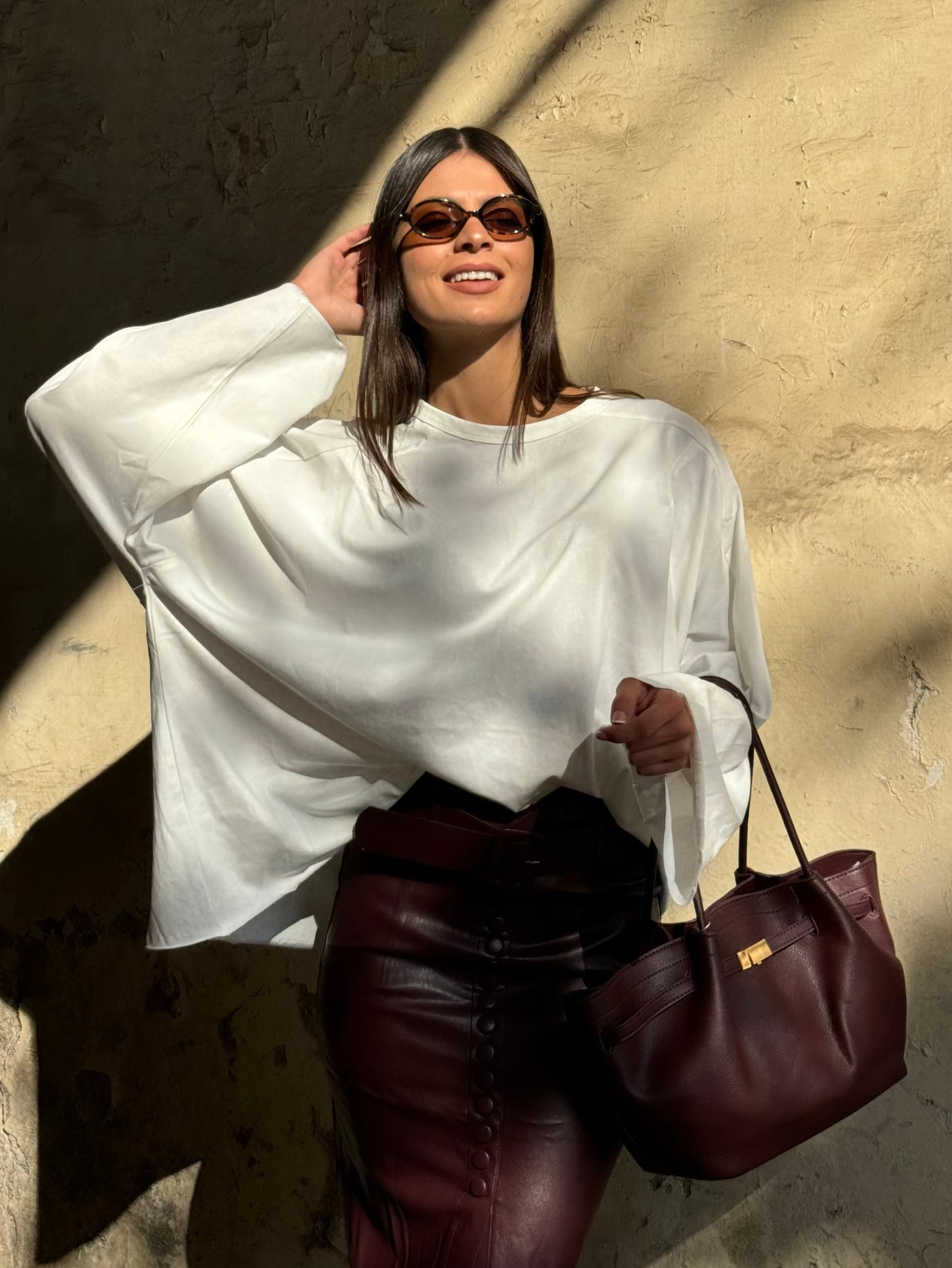 T-SHIRT LONGUETTE WHITE