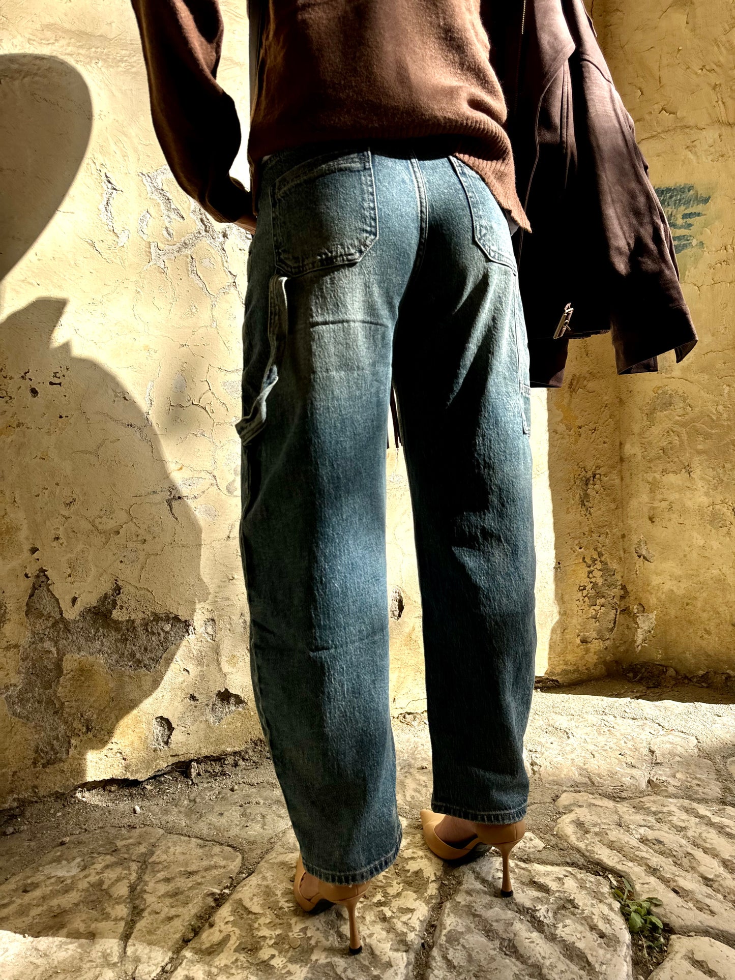 JEANS BALLON SABBIA