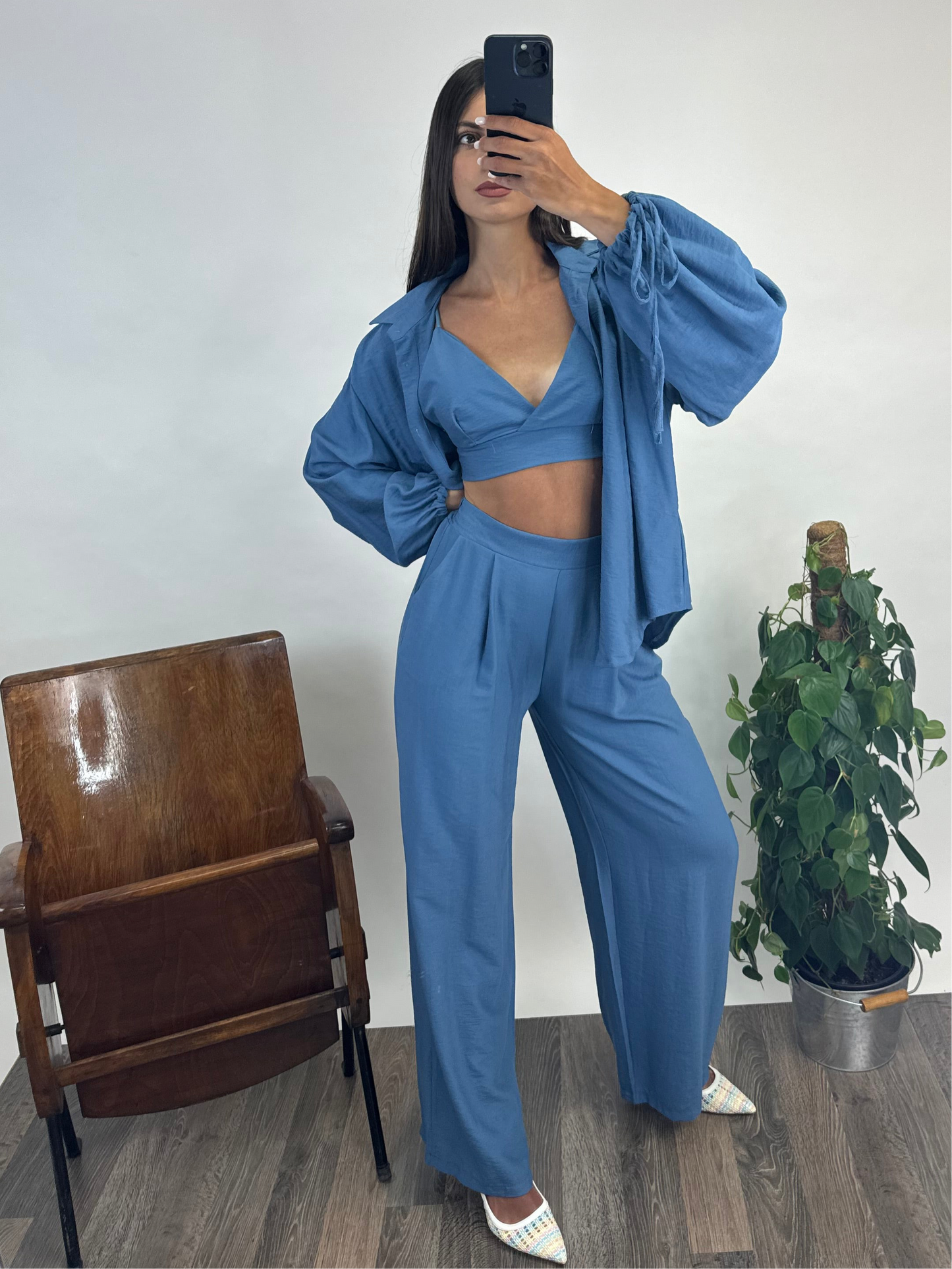 Cord set Azul turchese