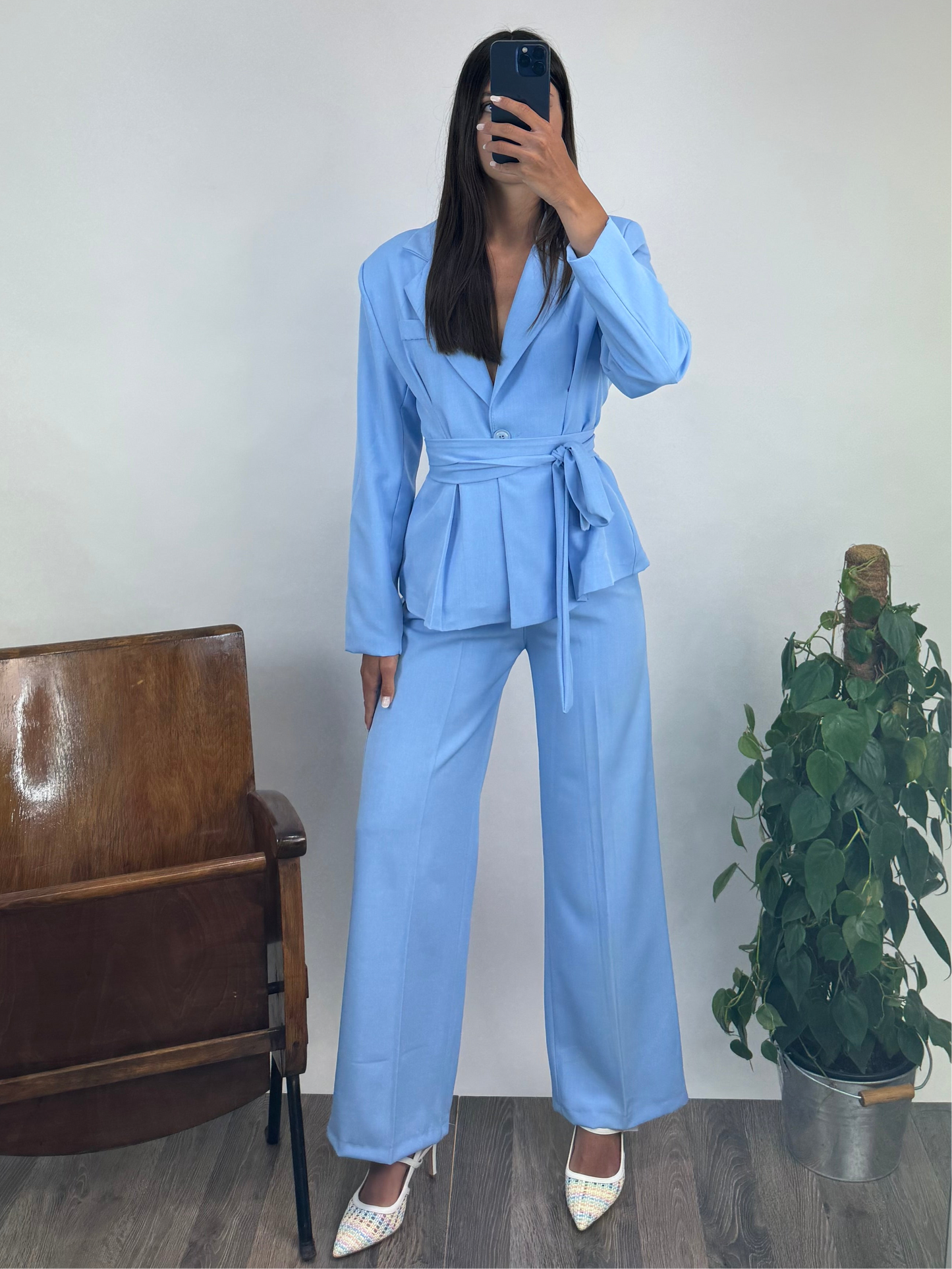 Tailleur Ilaria Azzurro