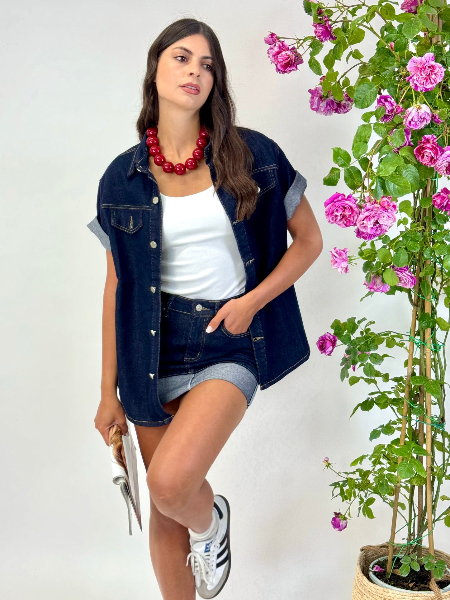 Giacca Denim oversize