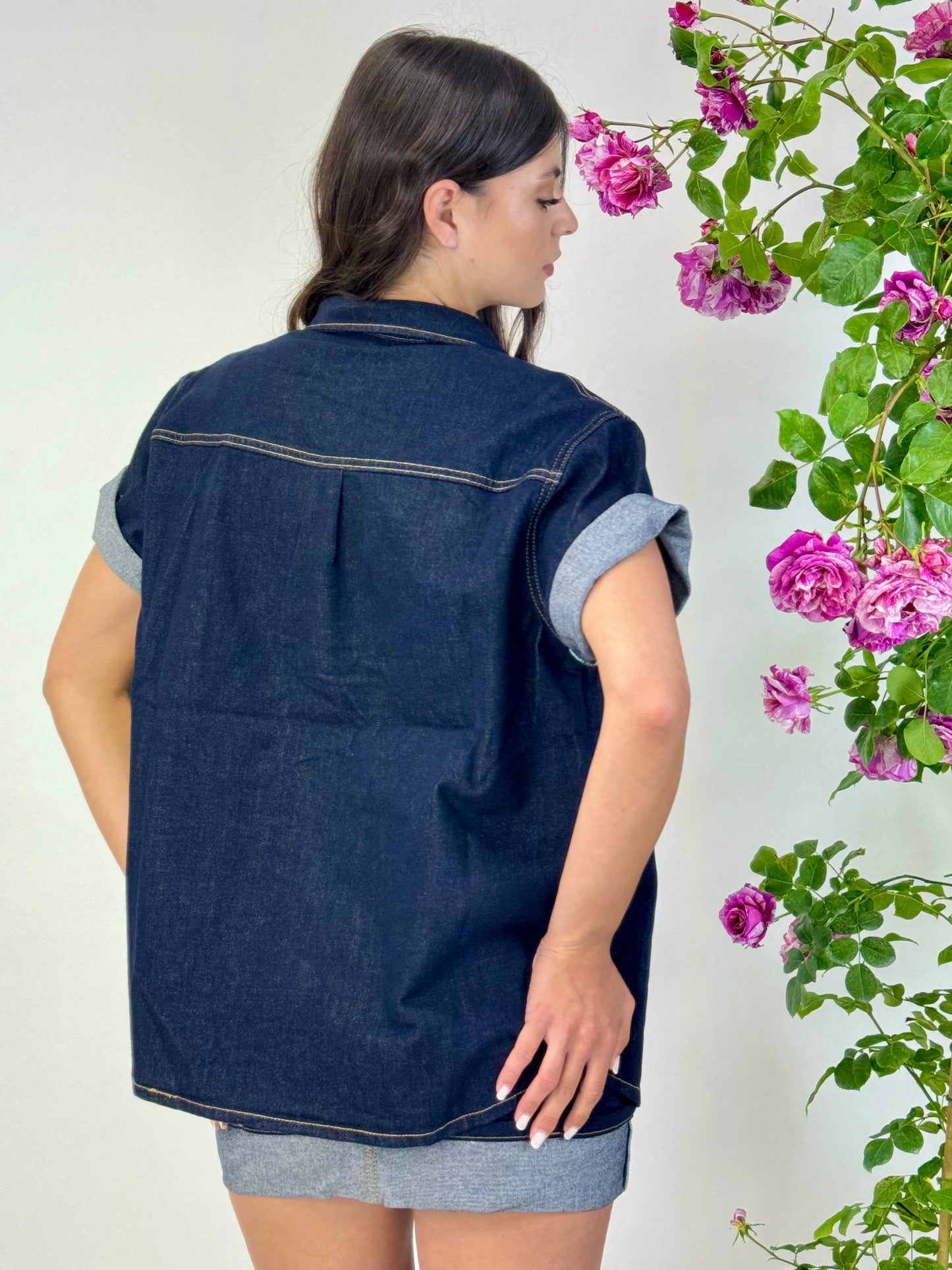 Giacca Denim oversize