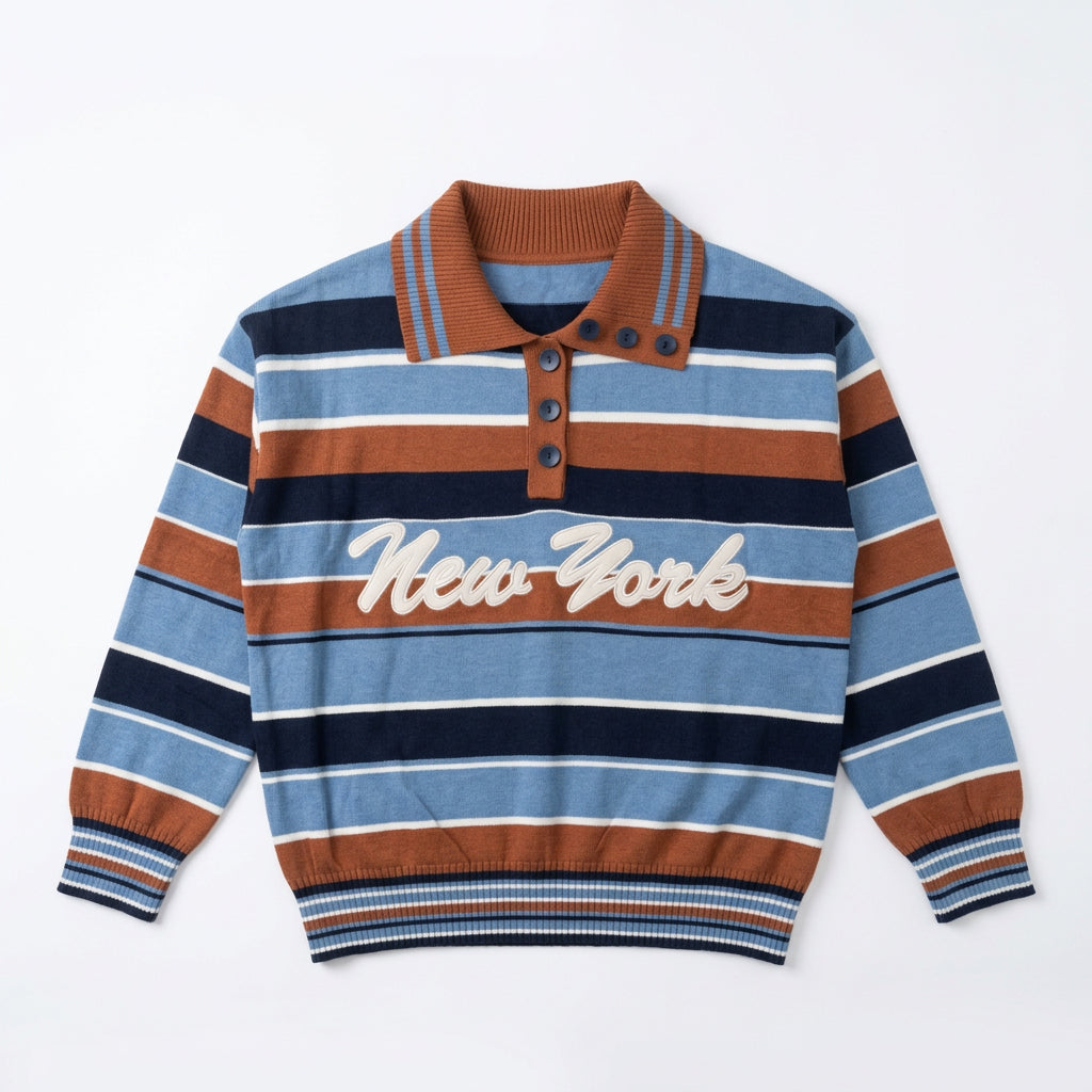 MAGLIA POLO STRIPPES NY