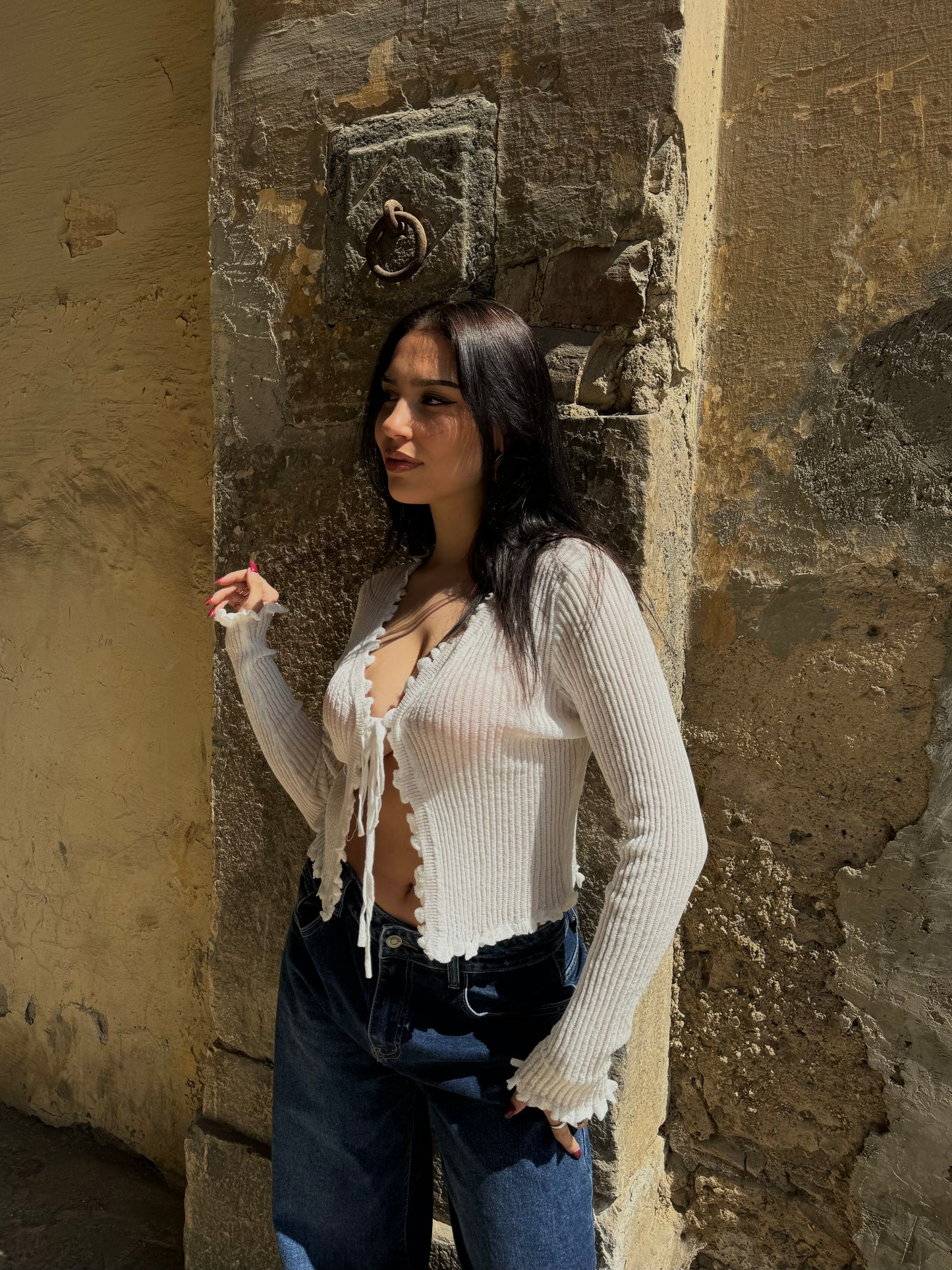 Maglia Jacqueline bianca