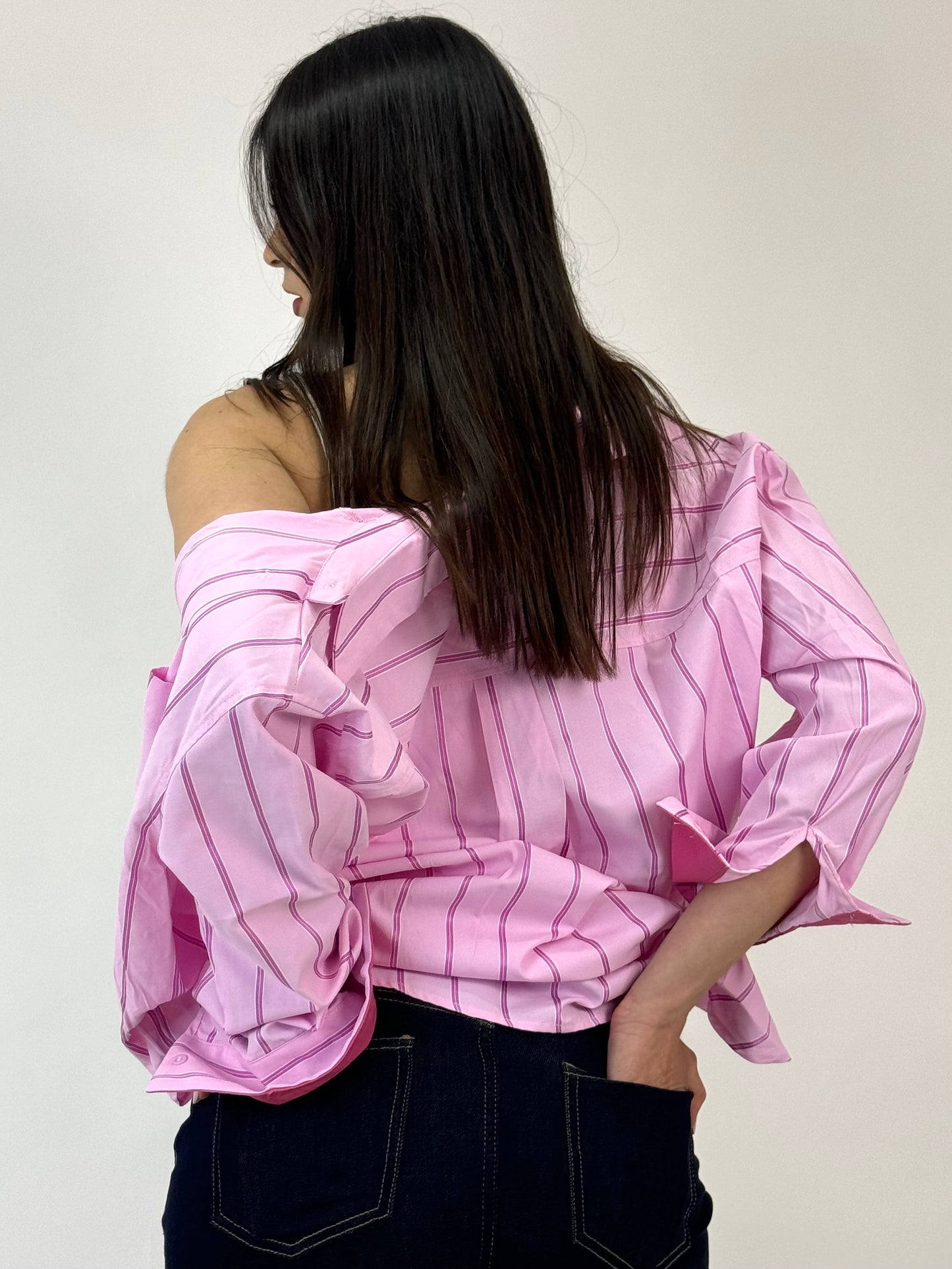 Camicia Strippes Pink