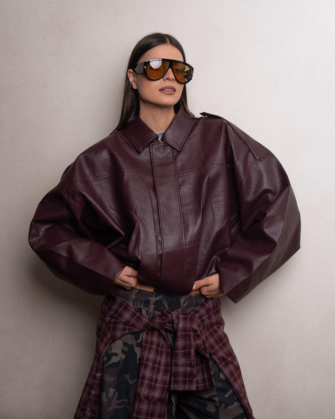 GIUBBOTTO PARIS BURGUNDY