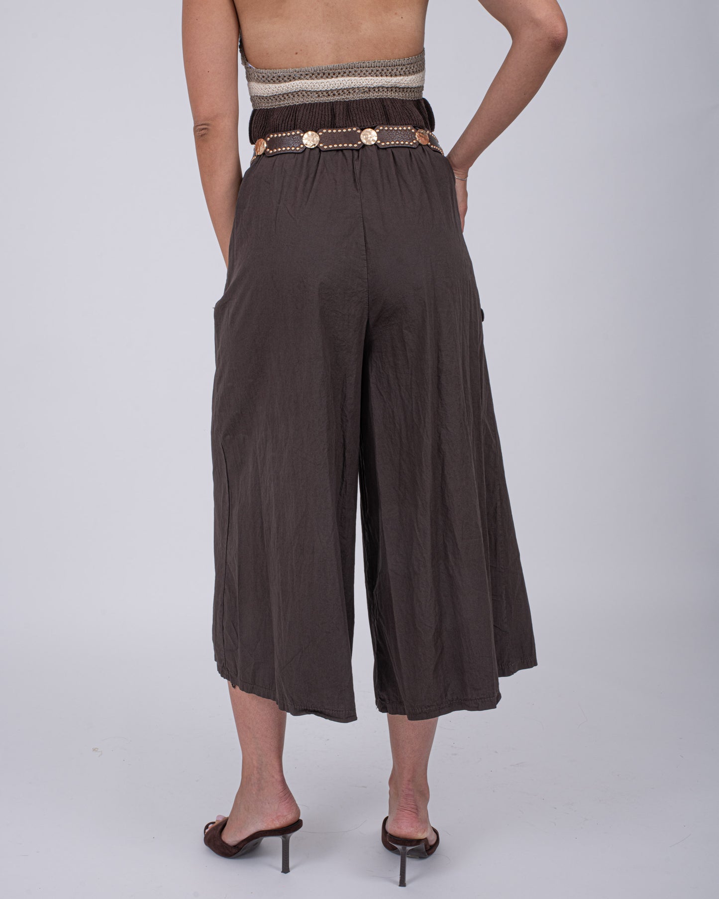 BERMUDA MAXI COTTON MARRONE