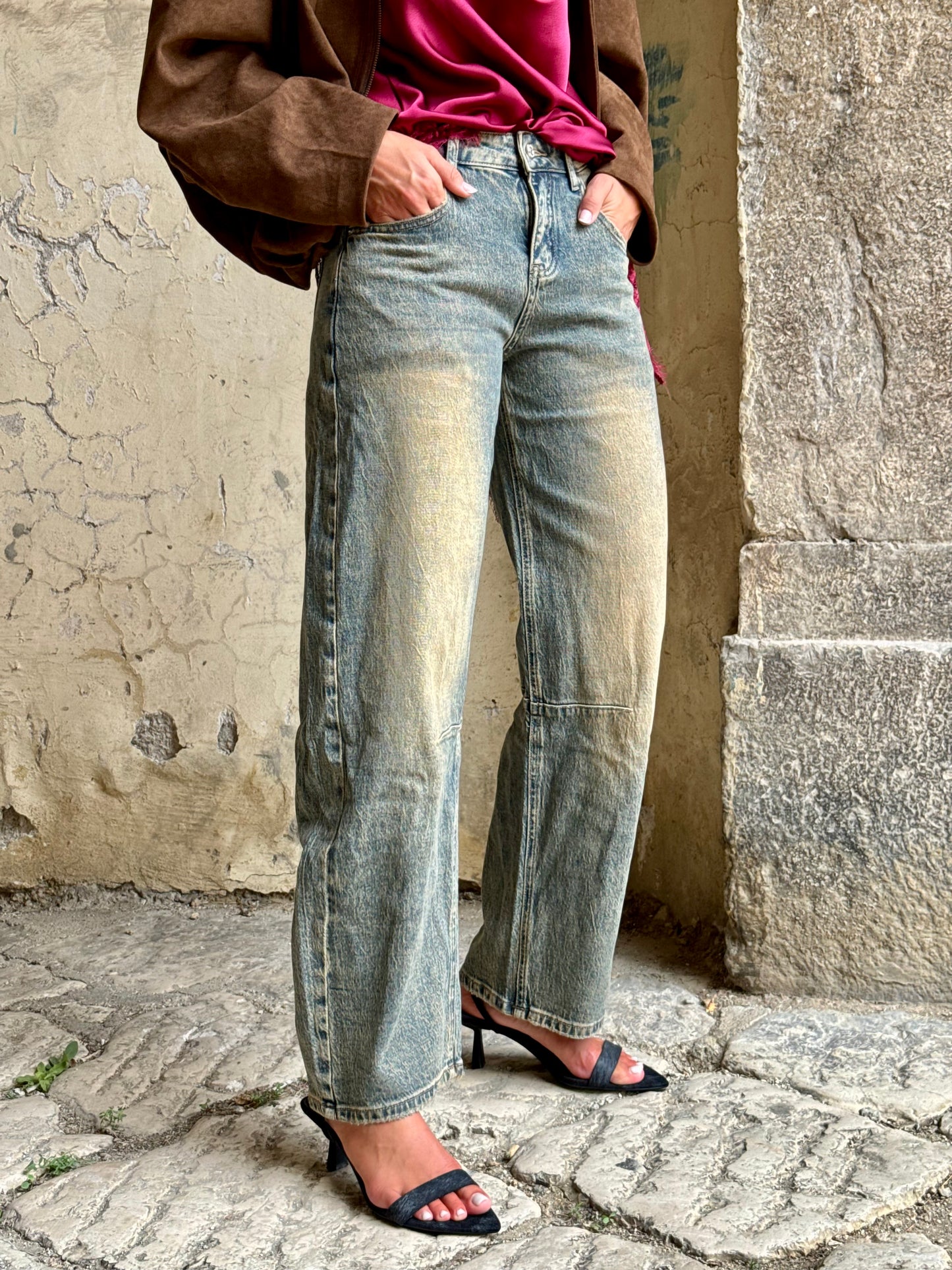 Jeans Isadora sabbia