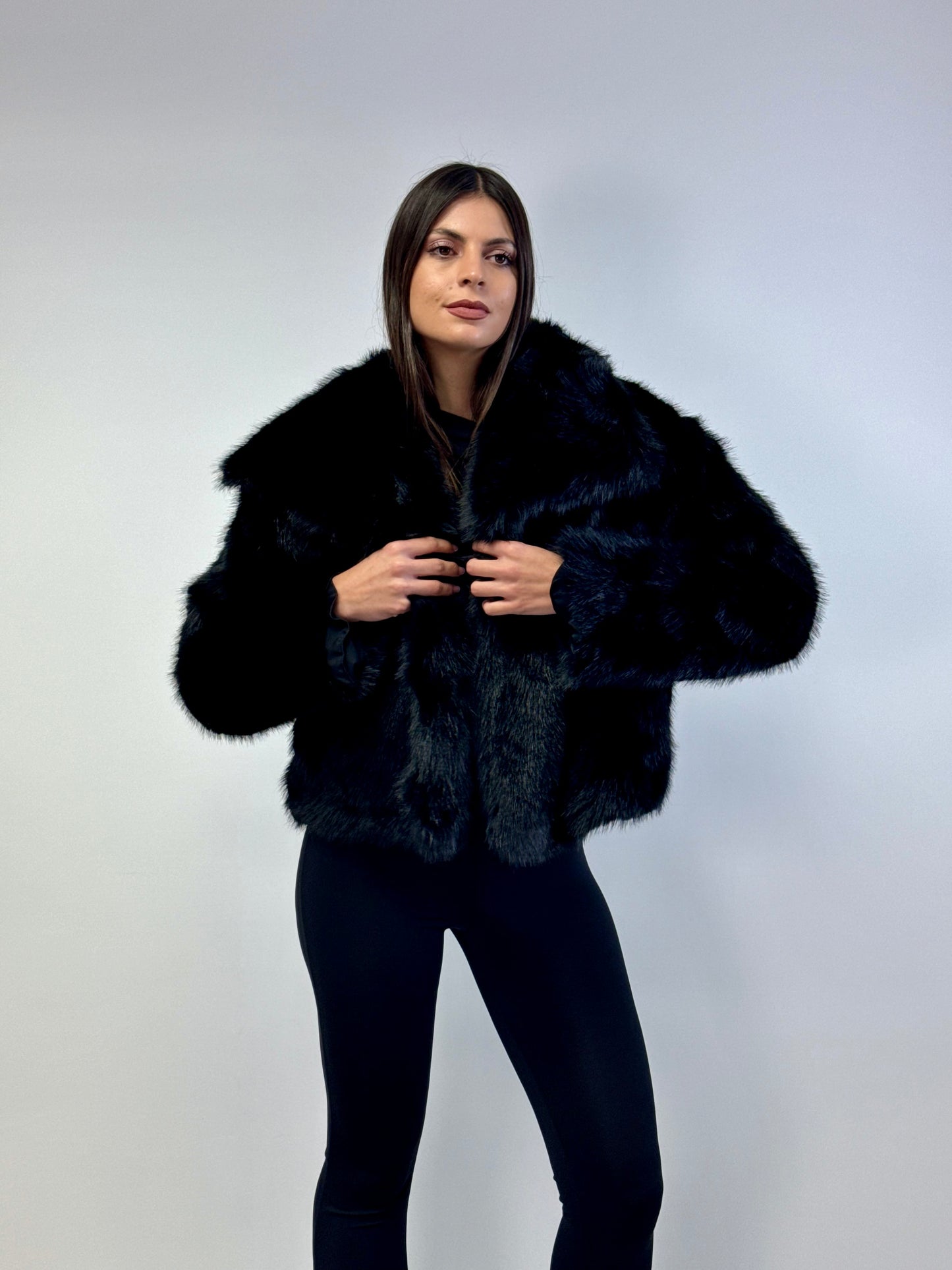 Simil pelliccia black