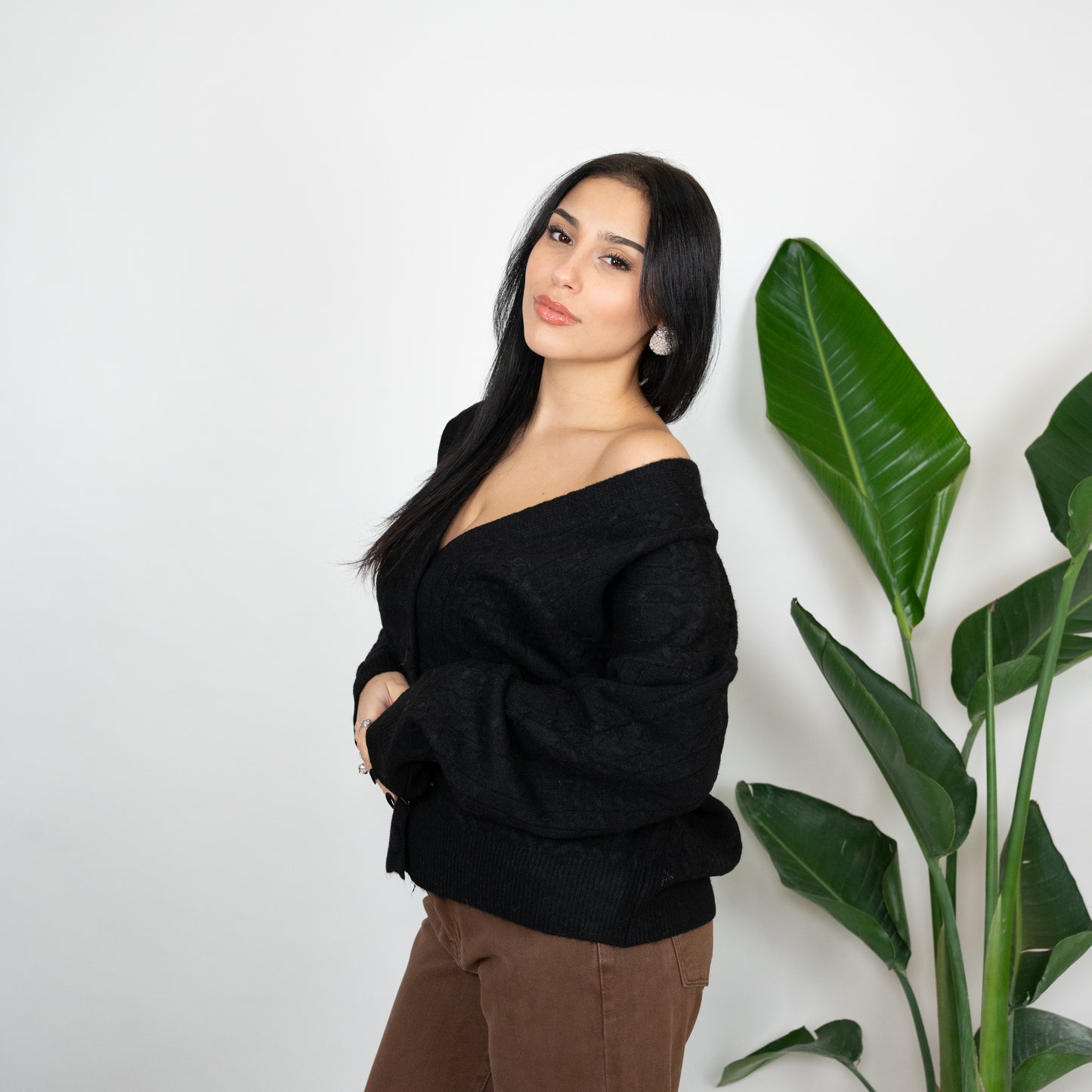 CARDIGAN TRECCE