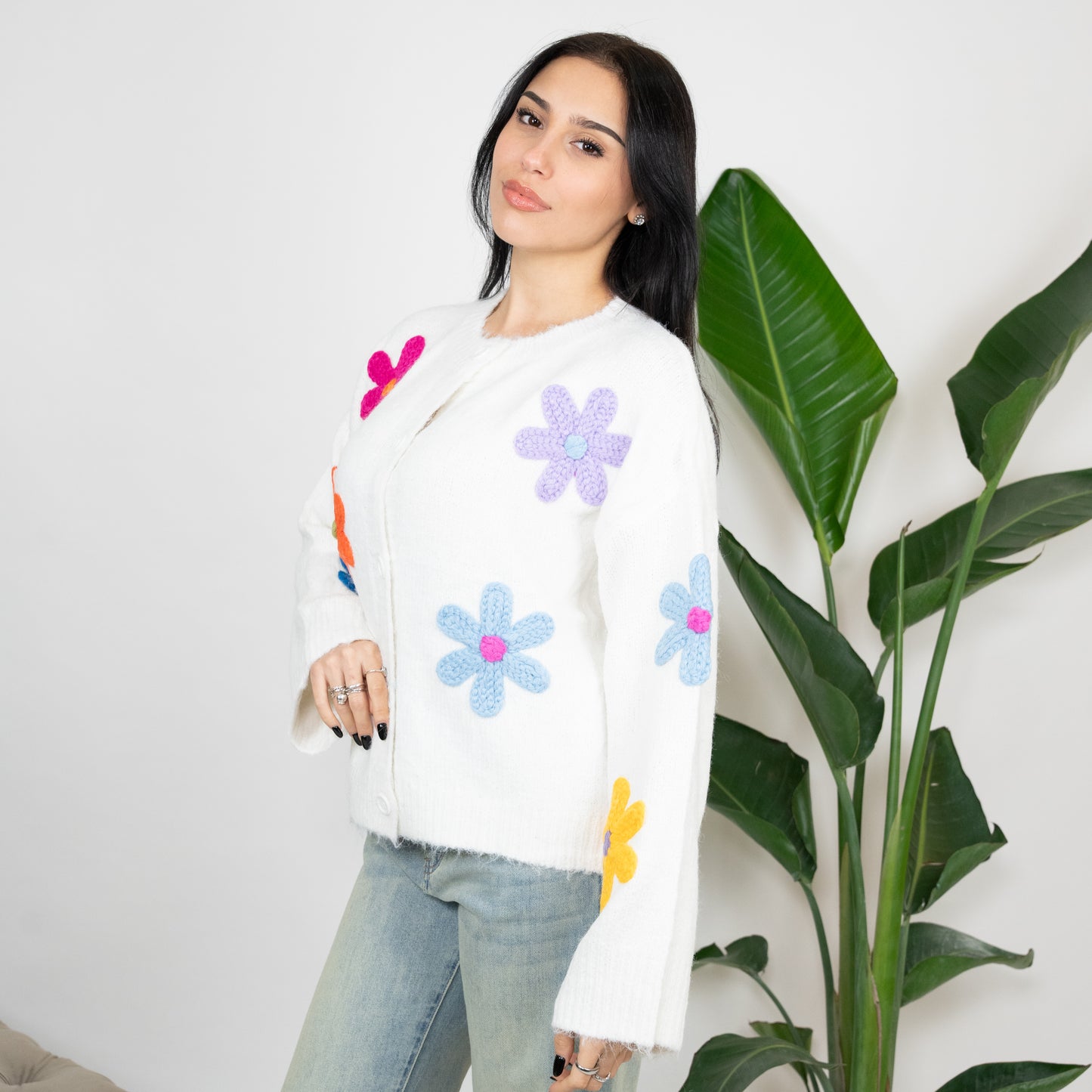 CARDIGAN FLORA