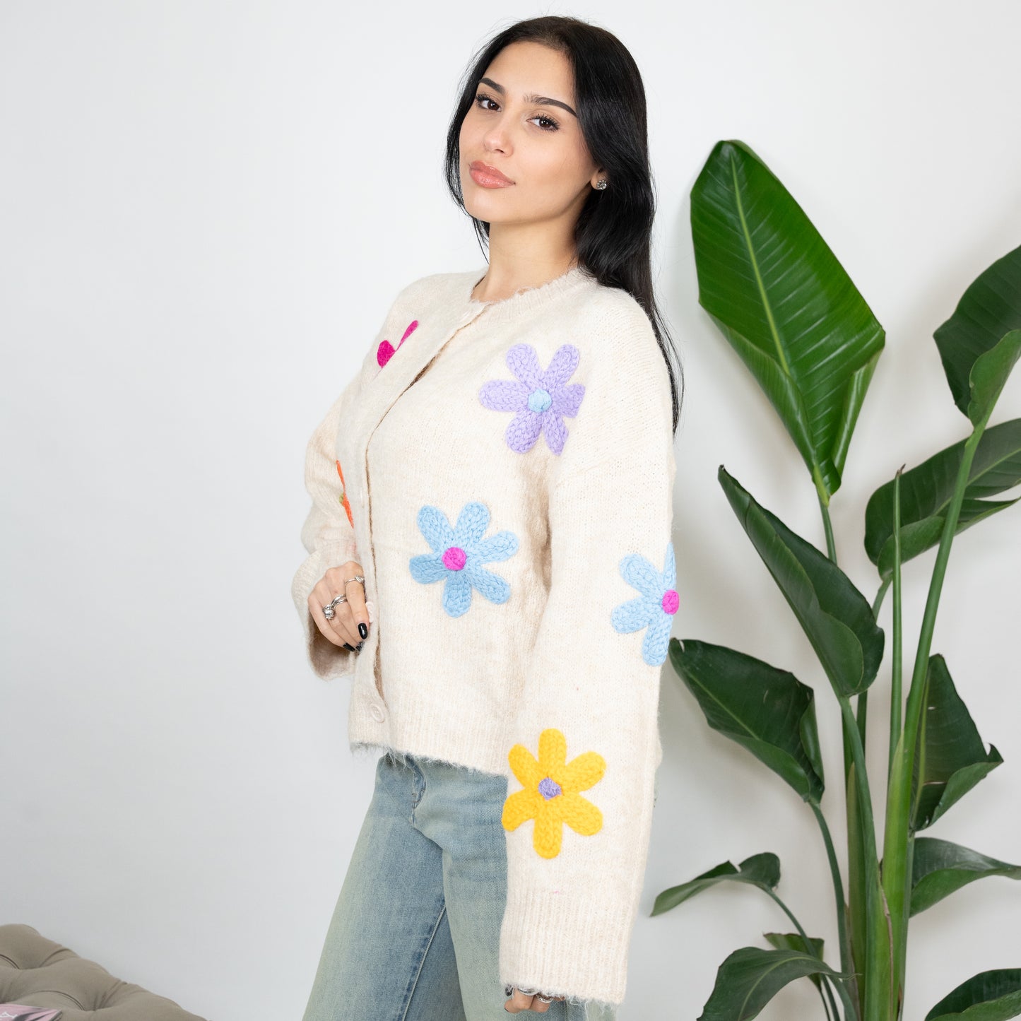 CARDIGAN FLORA