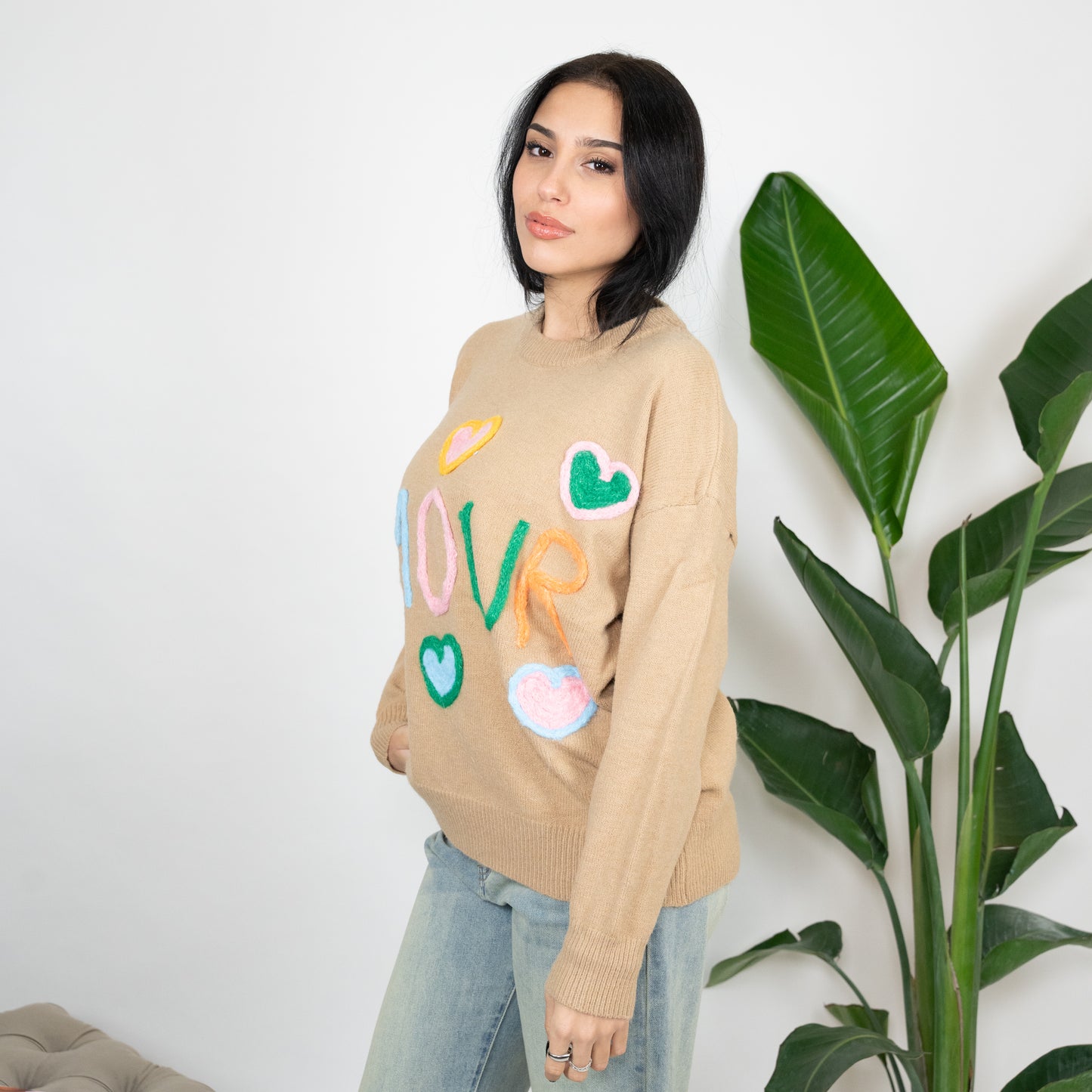 MAGLIONE RAINBOW AMOUR