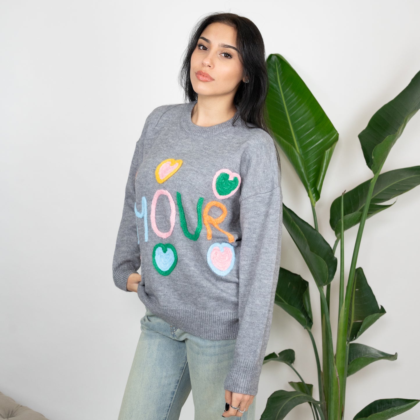 MAGLIONE RAINBOW AMOUR