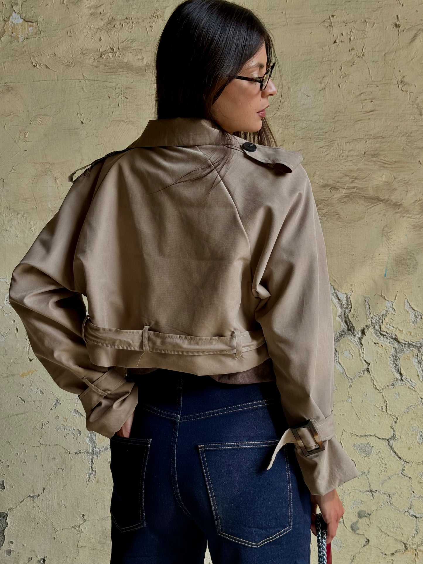Trench crop beije