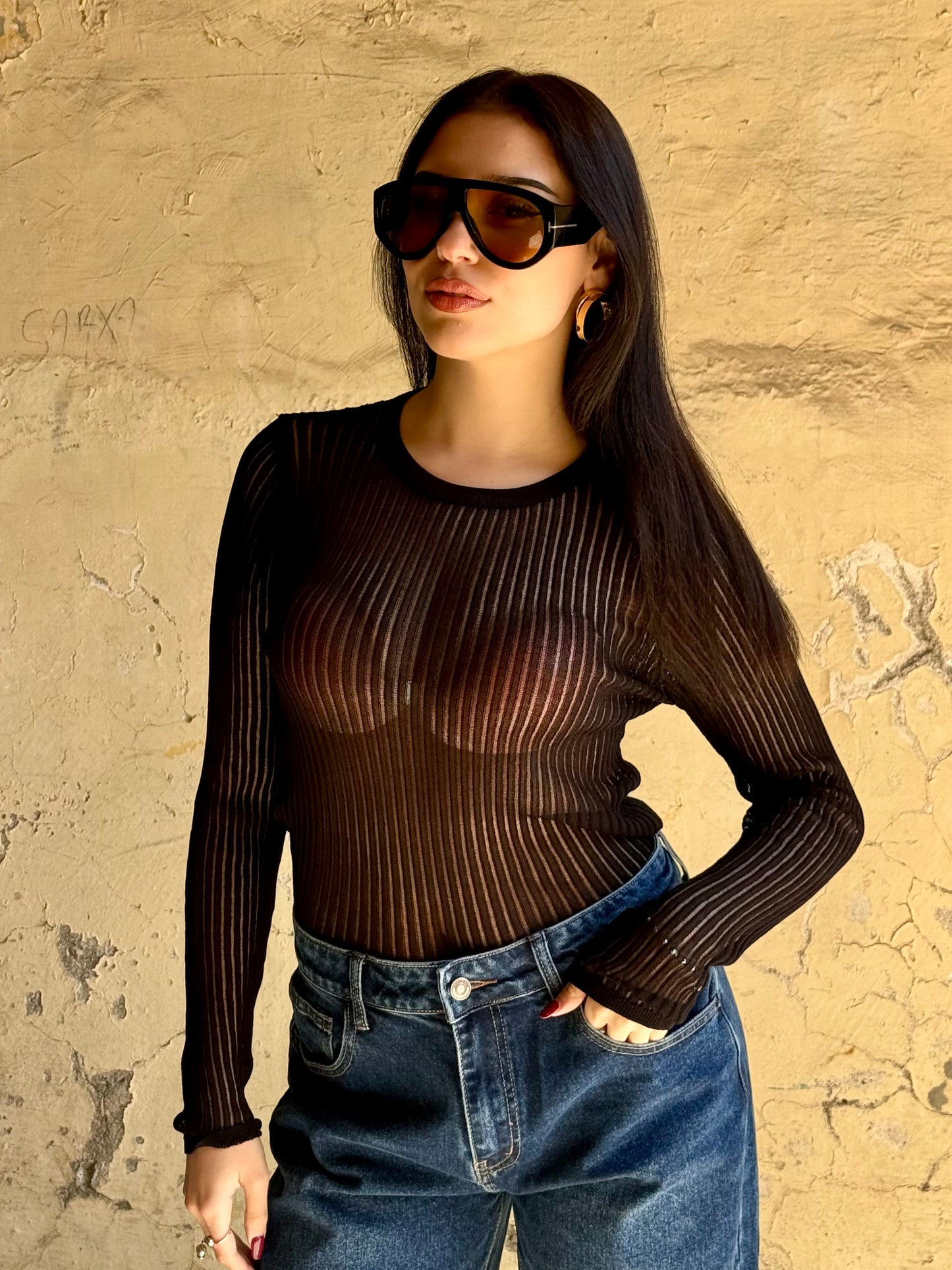 Maglia Lovable nera