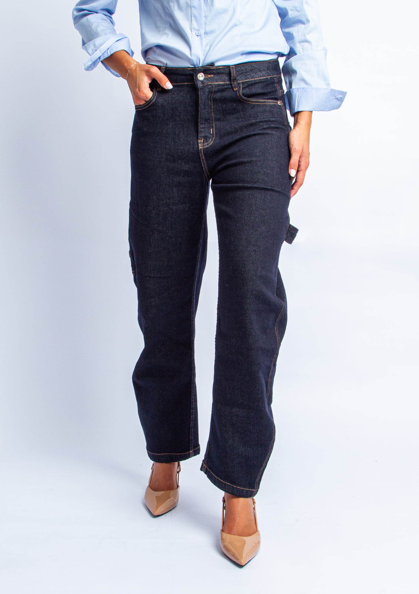 JEANS BANANA FIT BLUE
