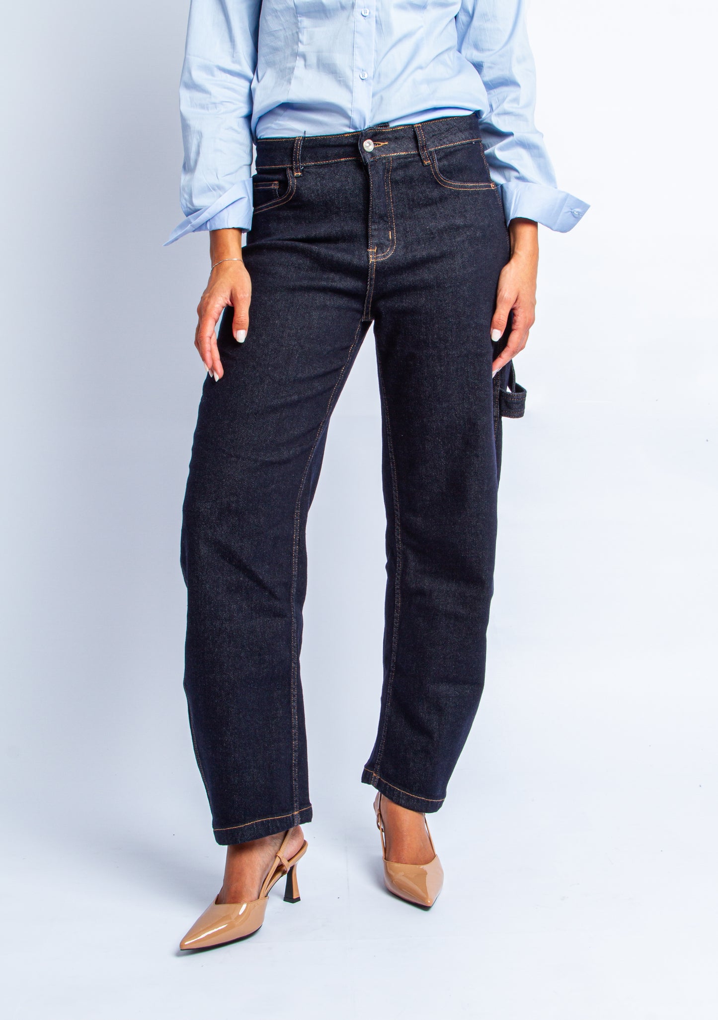 JEANS BANANA FIT BLUE