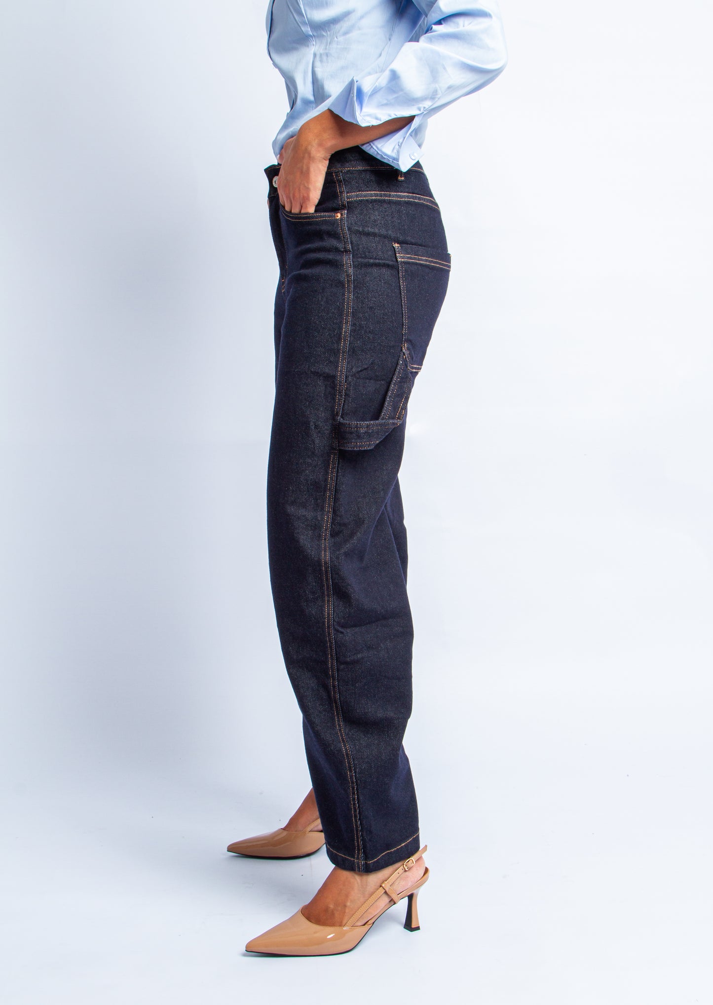 JEANS BANANA FIT BLUE