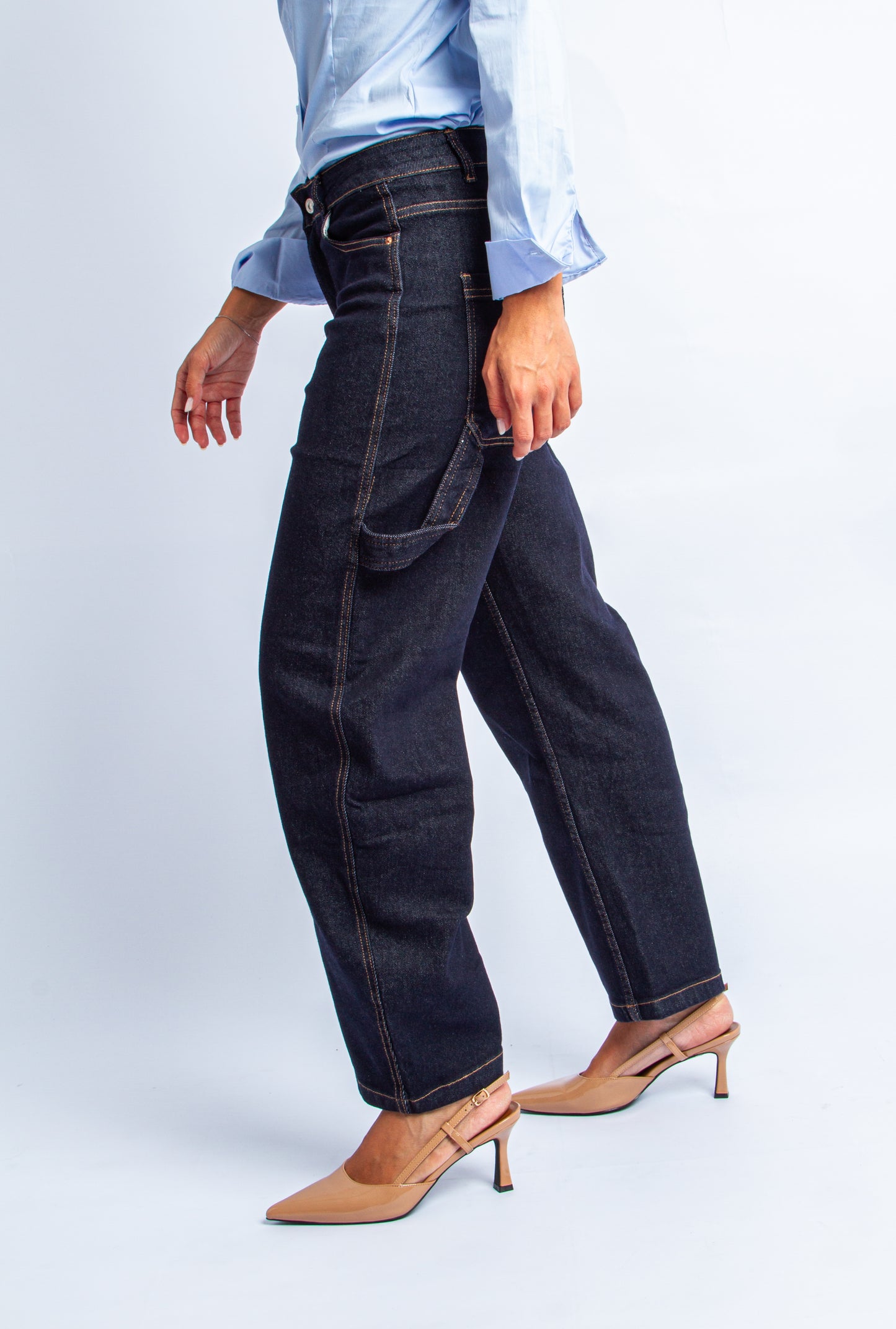 JEANS BANANA FIT BLUE