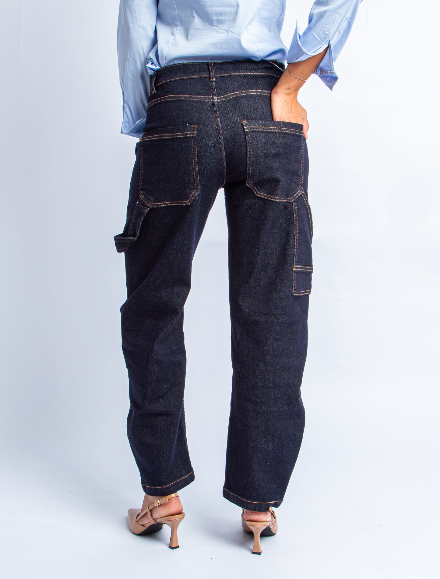 JEANS BANANA FIT BLUE
