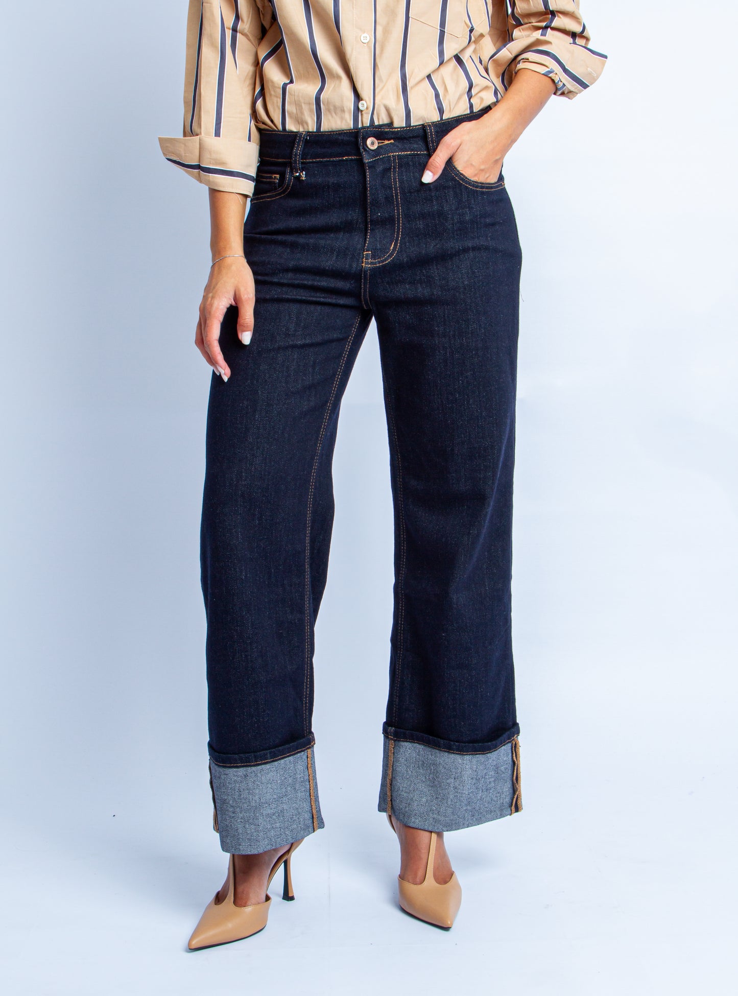 JEANS PIEGA BLUE DENIM