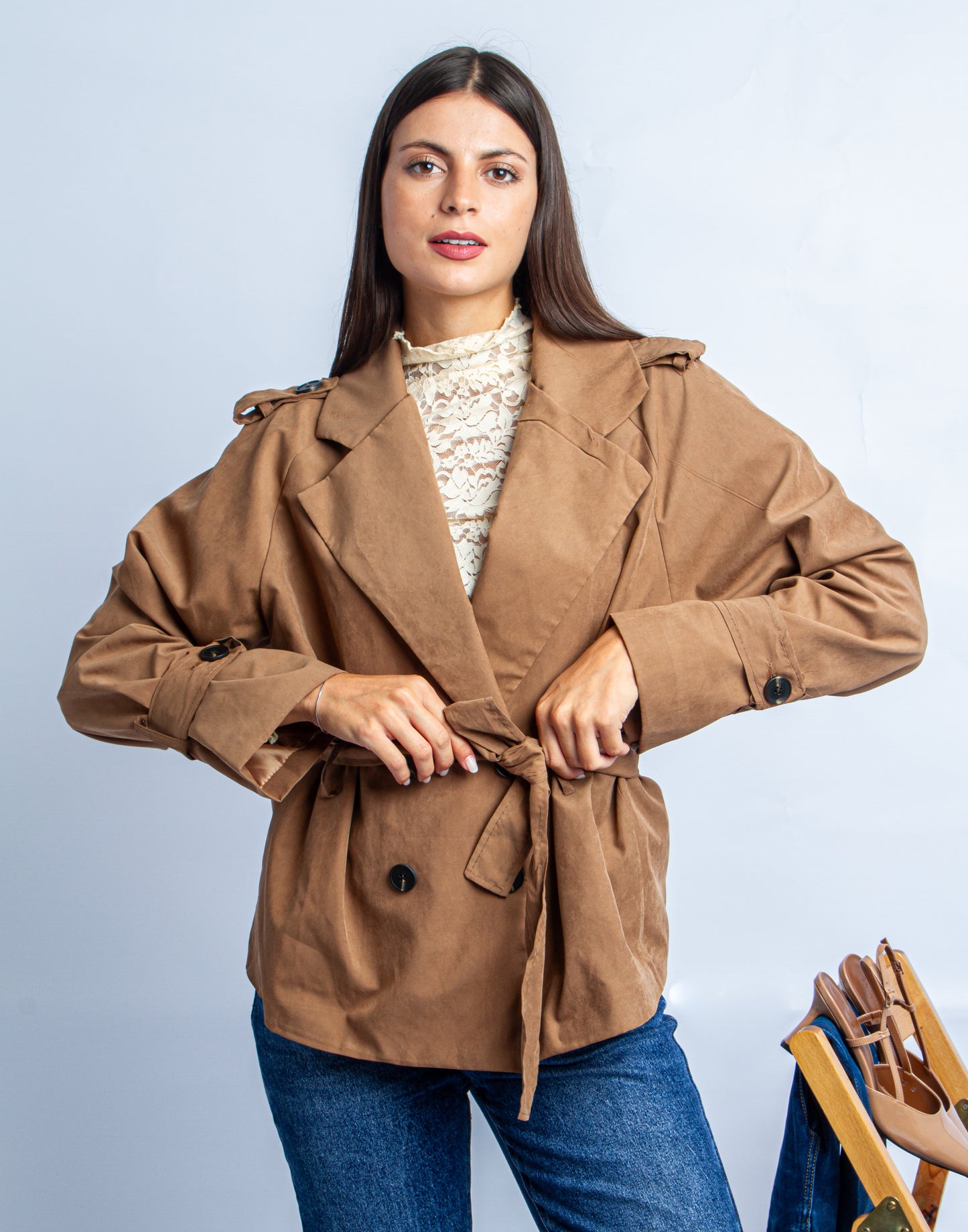 TRENCH SHORT