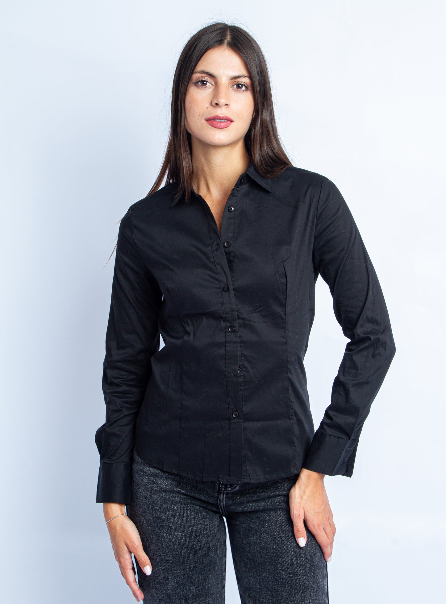 CAMICIA BASIC BLACK