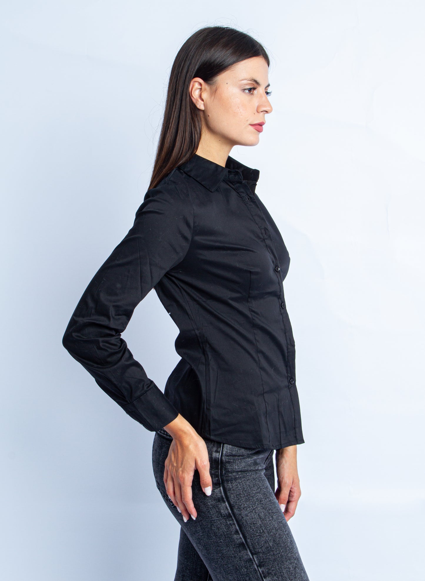 CAMICIA BASIC BLACK