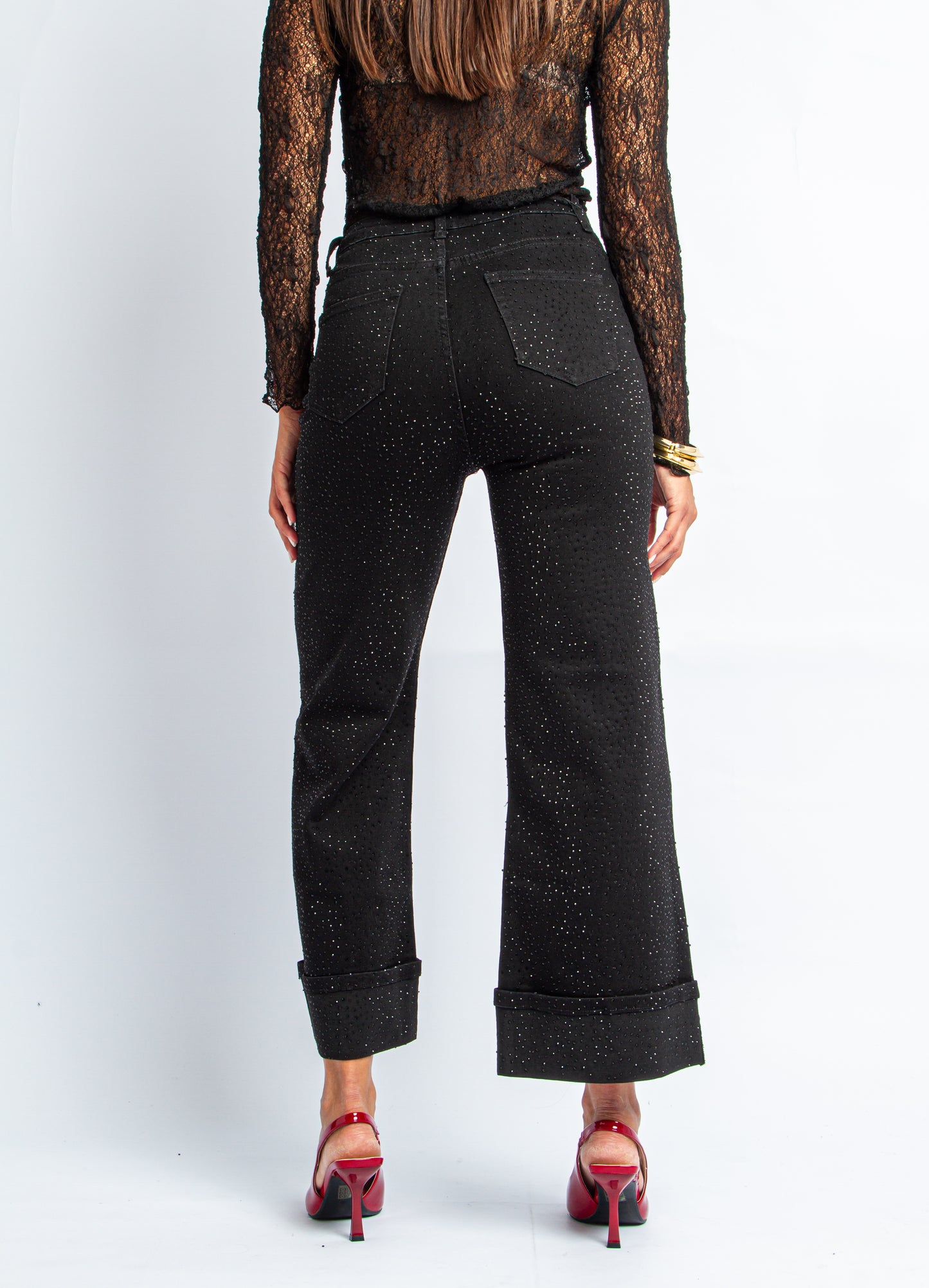 JEANS SPARKLY BLACK
