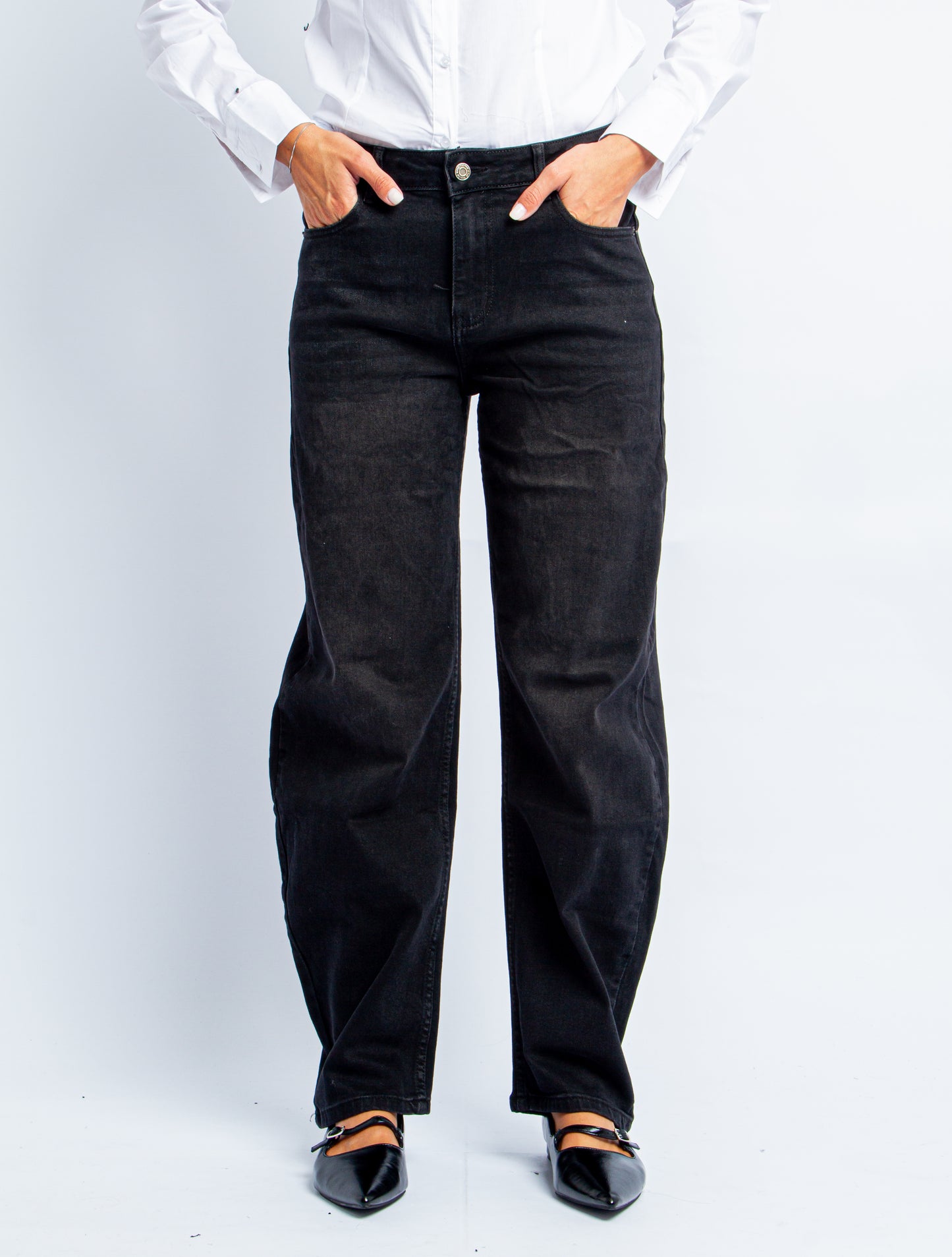 JEANS BANANA GREY