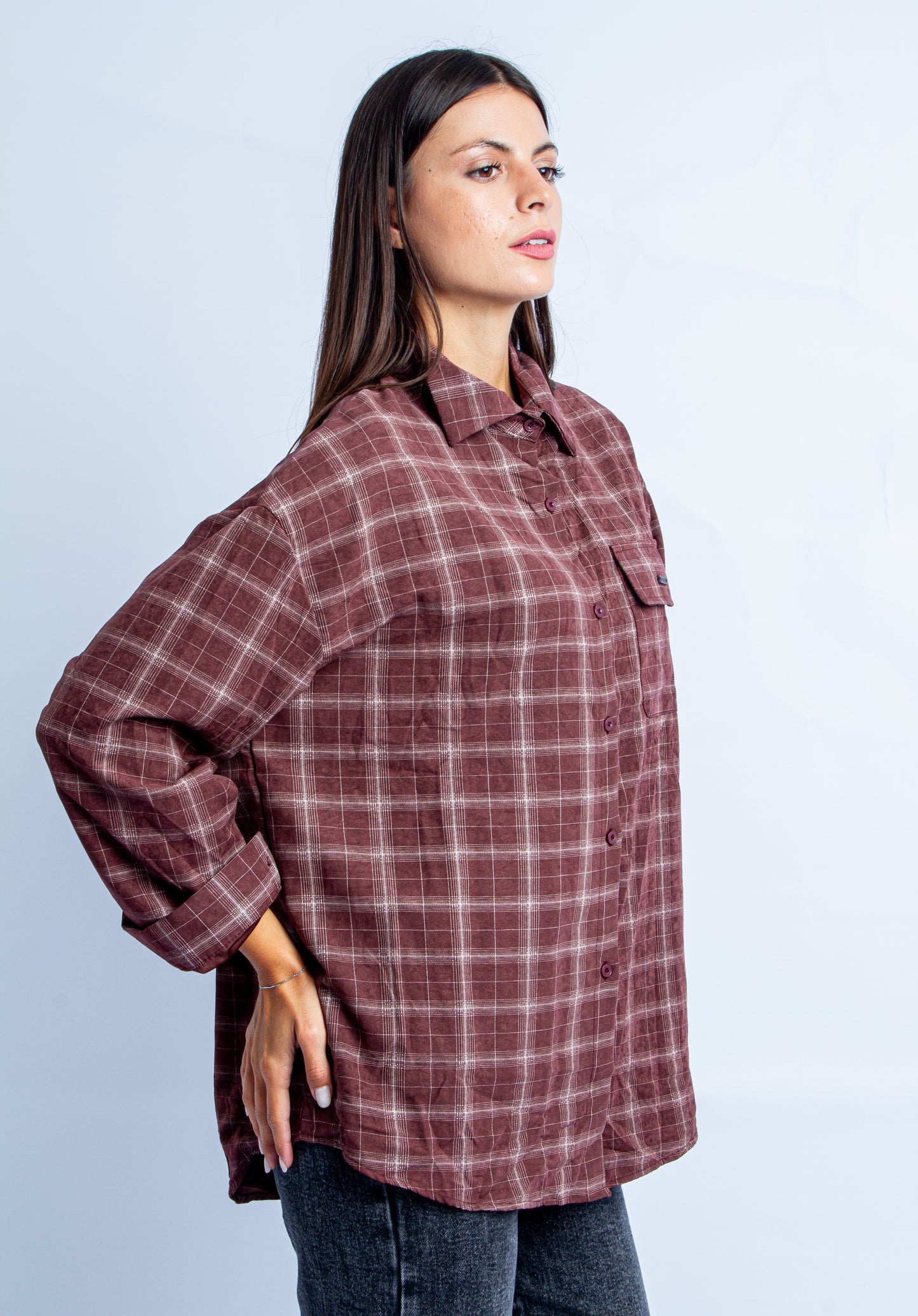 CAMICIA HIPSTER BURGUNDY