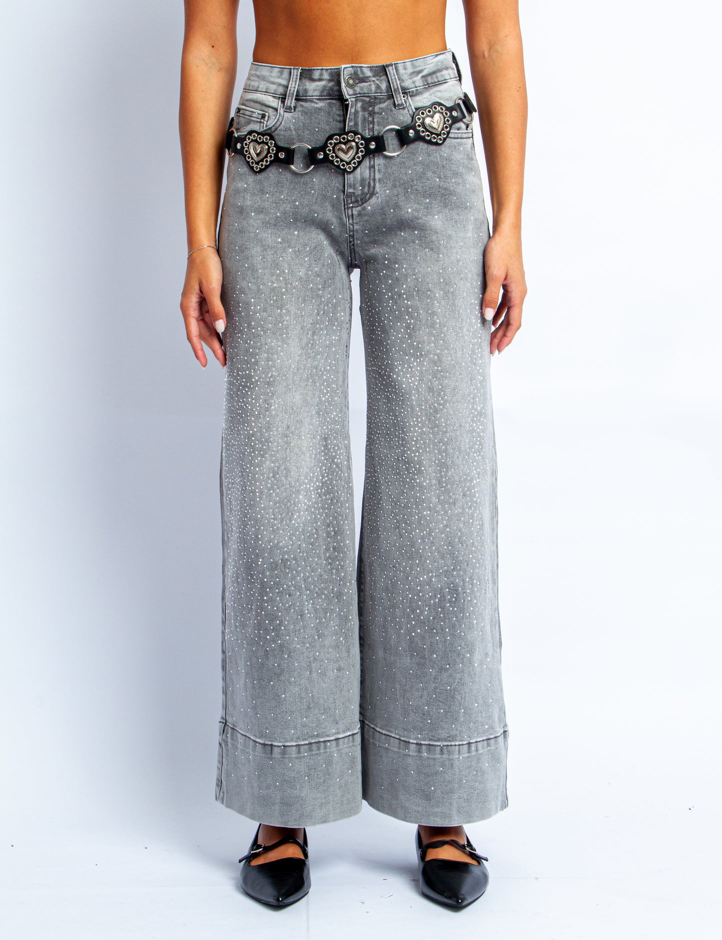 JEANS SUPER WIDE GREY