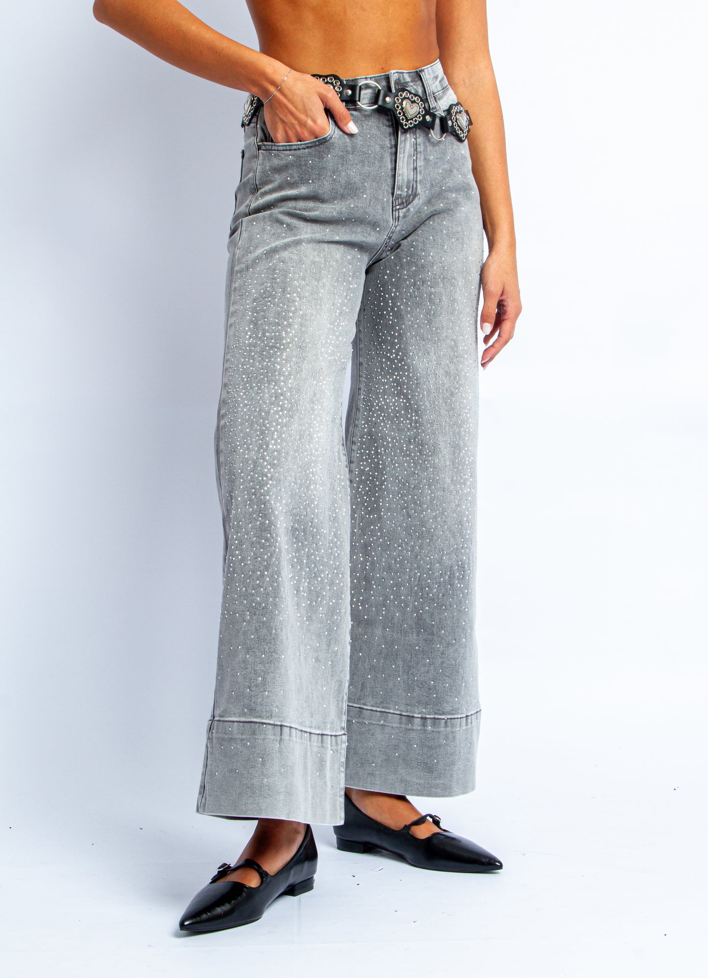 JEANS SUPER WIDE GREY