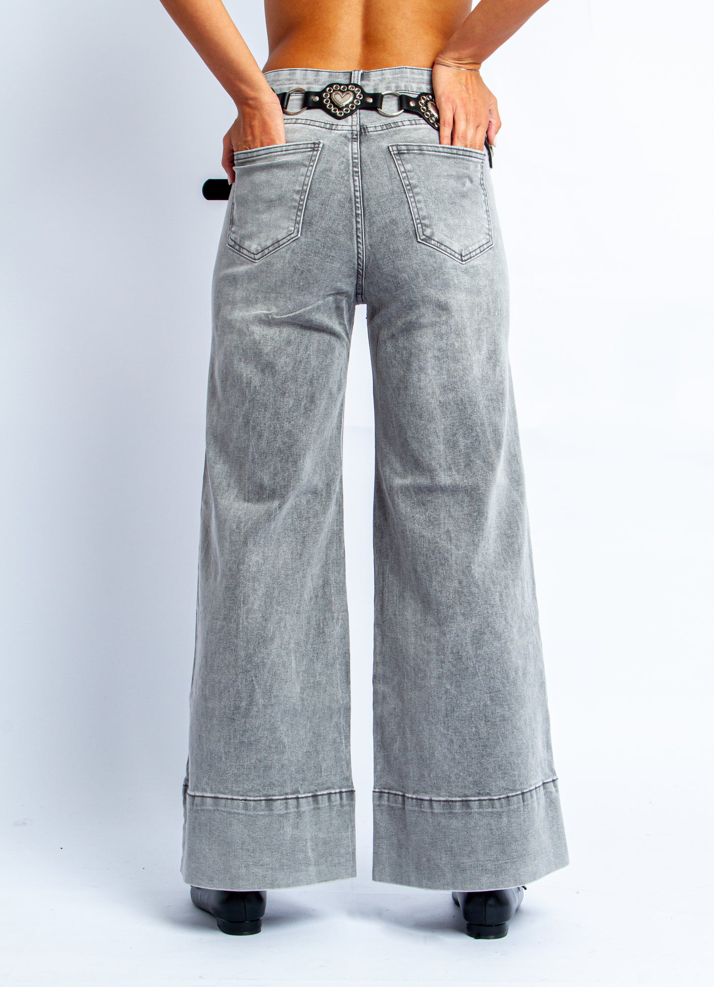 JEANS SUPER WIDE GREY