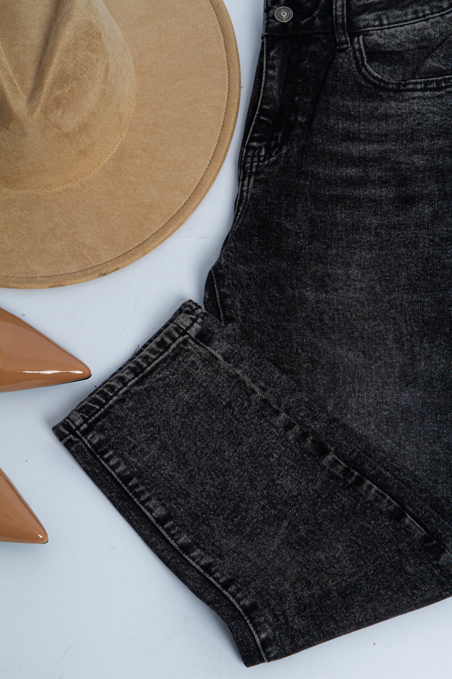 JEANS MOM FIT SIMPLY GREY