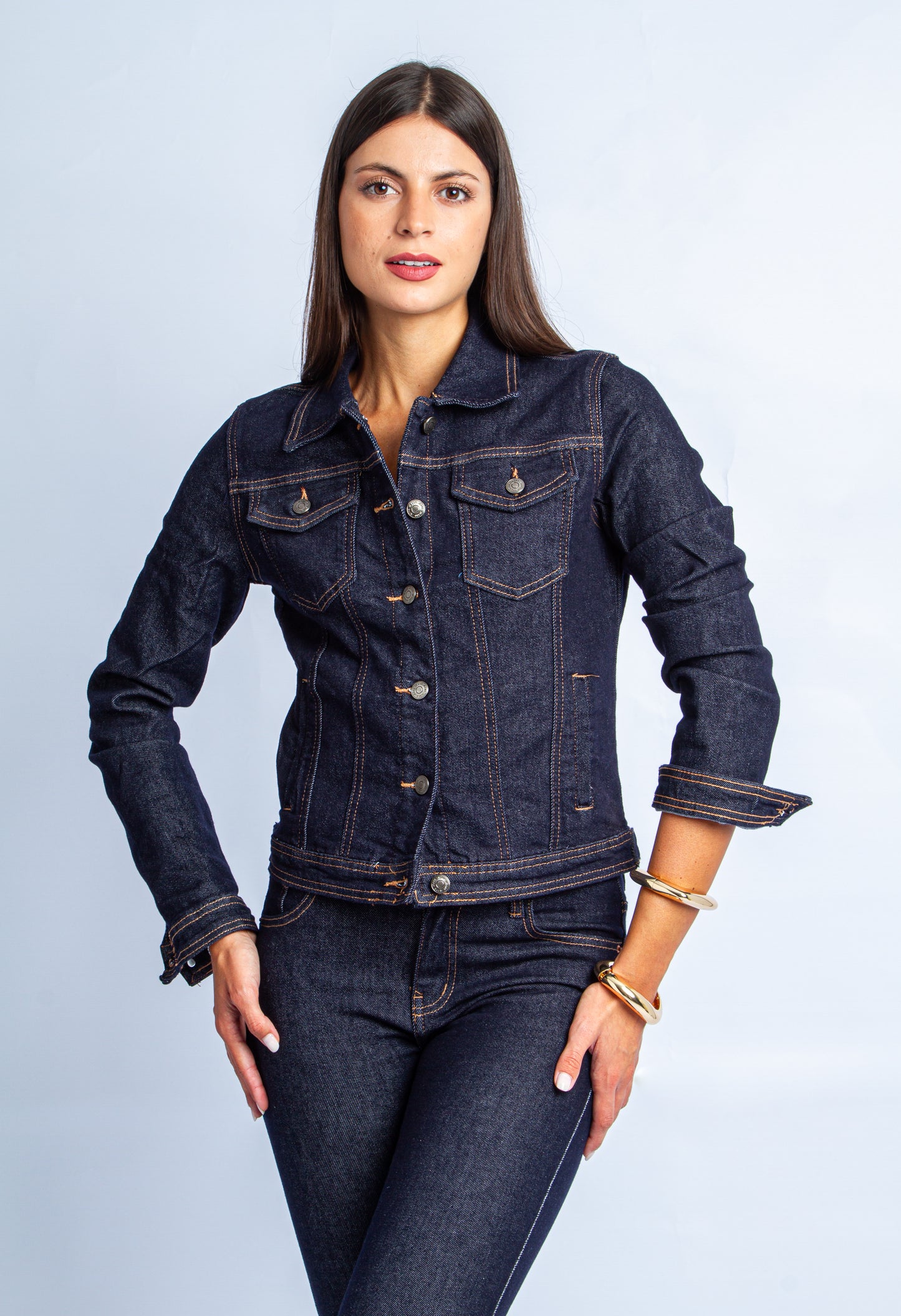 GIUBBINO DENIM BLUE