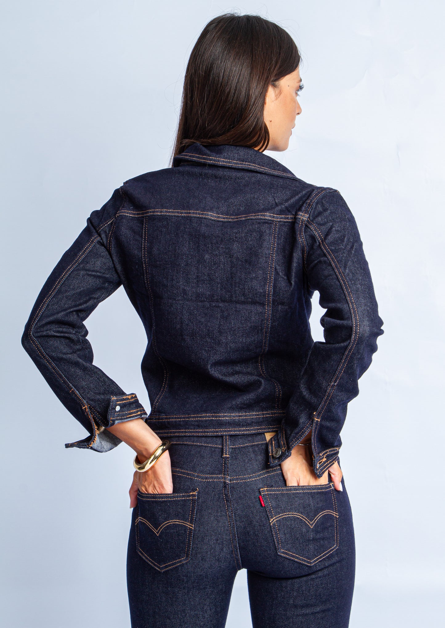 GIUBBINO DENIM BLUE