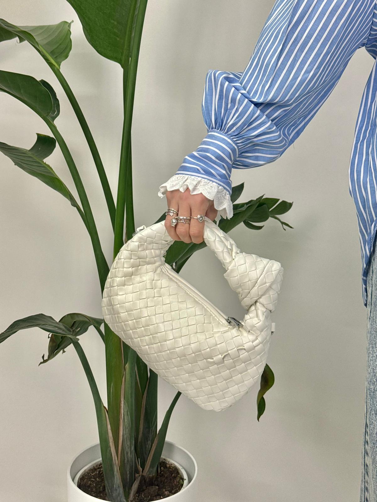 Borsa nodo white