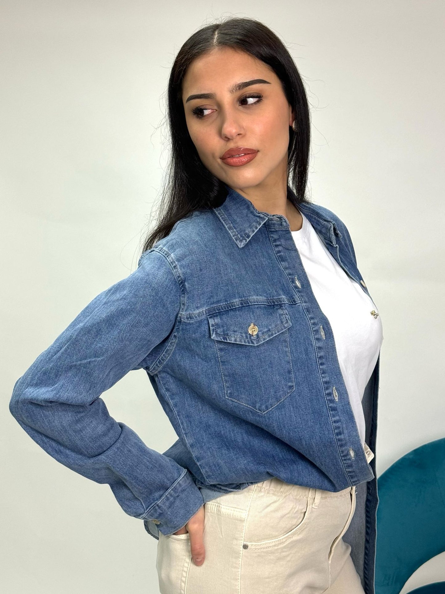 CAMICIA JEANS REGULAR