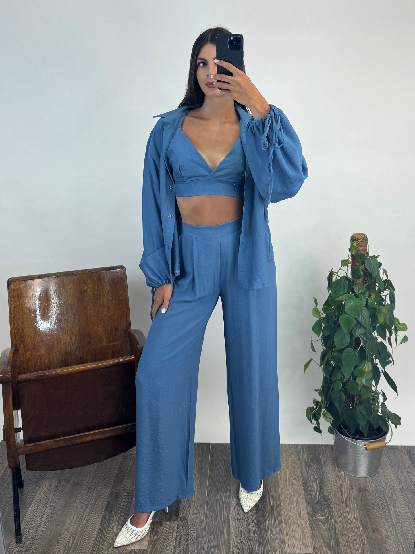 Cord set Azul turchese