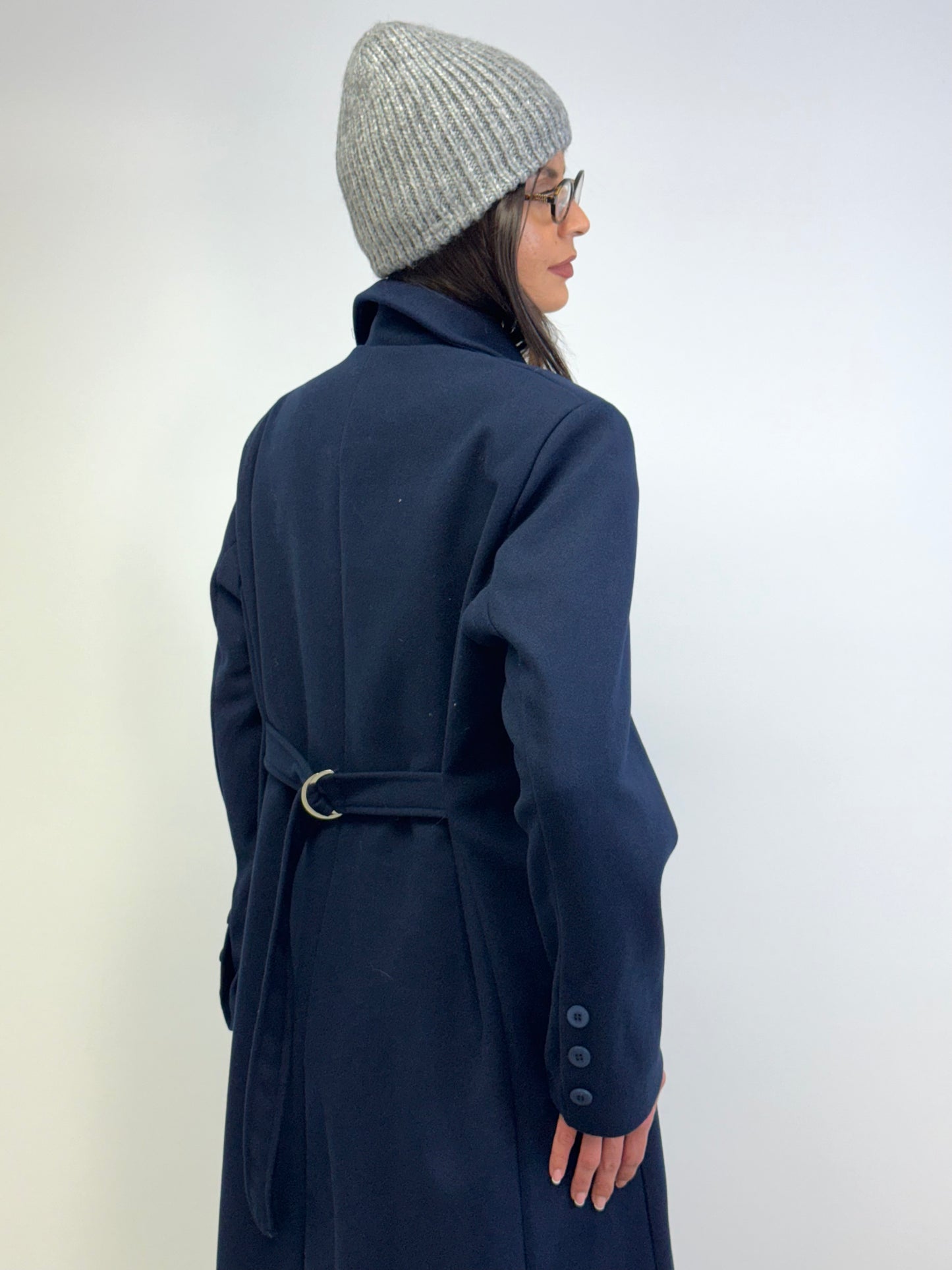 Cappotto over blue navy
