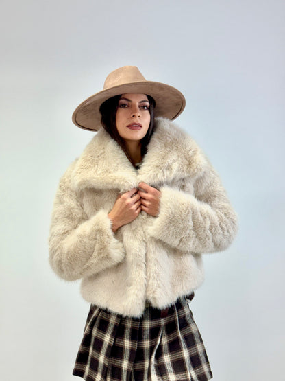 SIMIL PELLICCIA CREAM