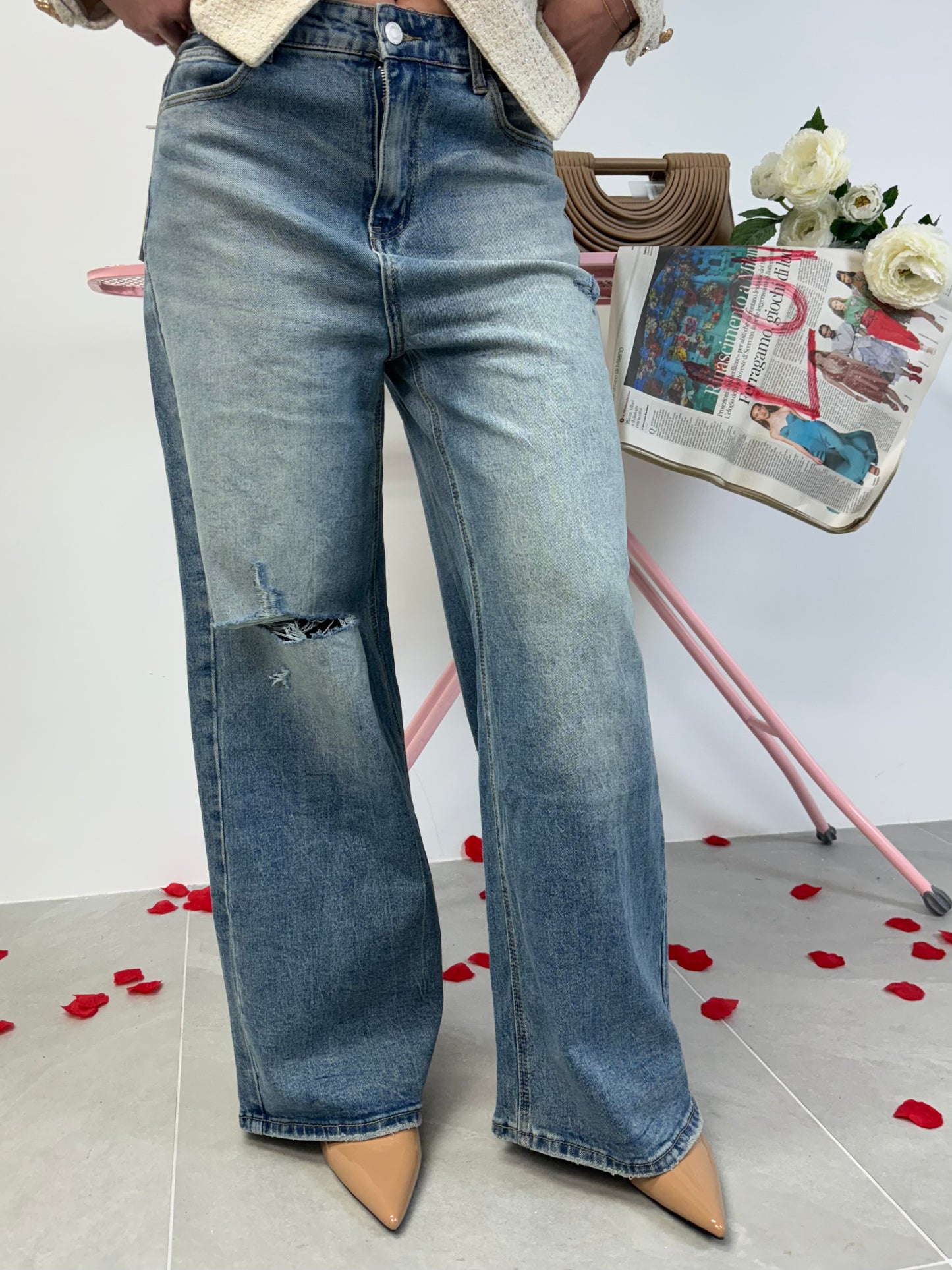 WIDE LEG STRAPPO